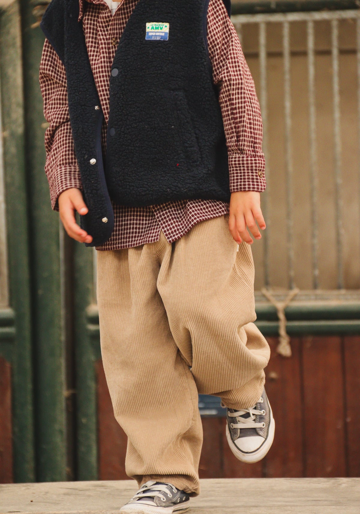 Gilet Hoktown Bordeaux - American Vintage