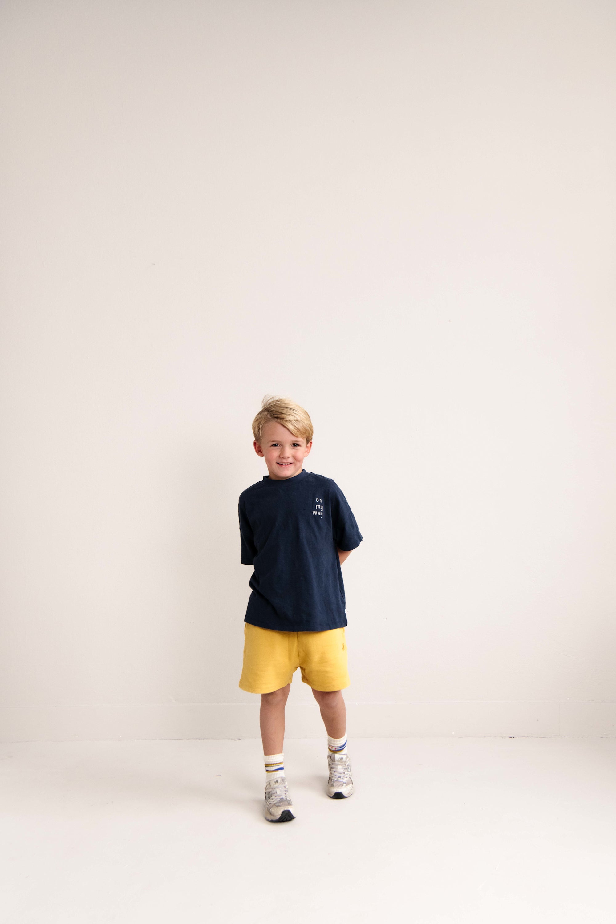 Ben oversized T-shirt Navy Blue - Jenest