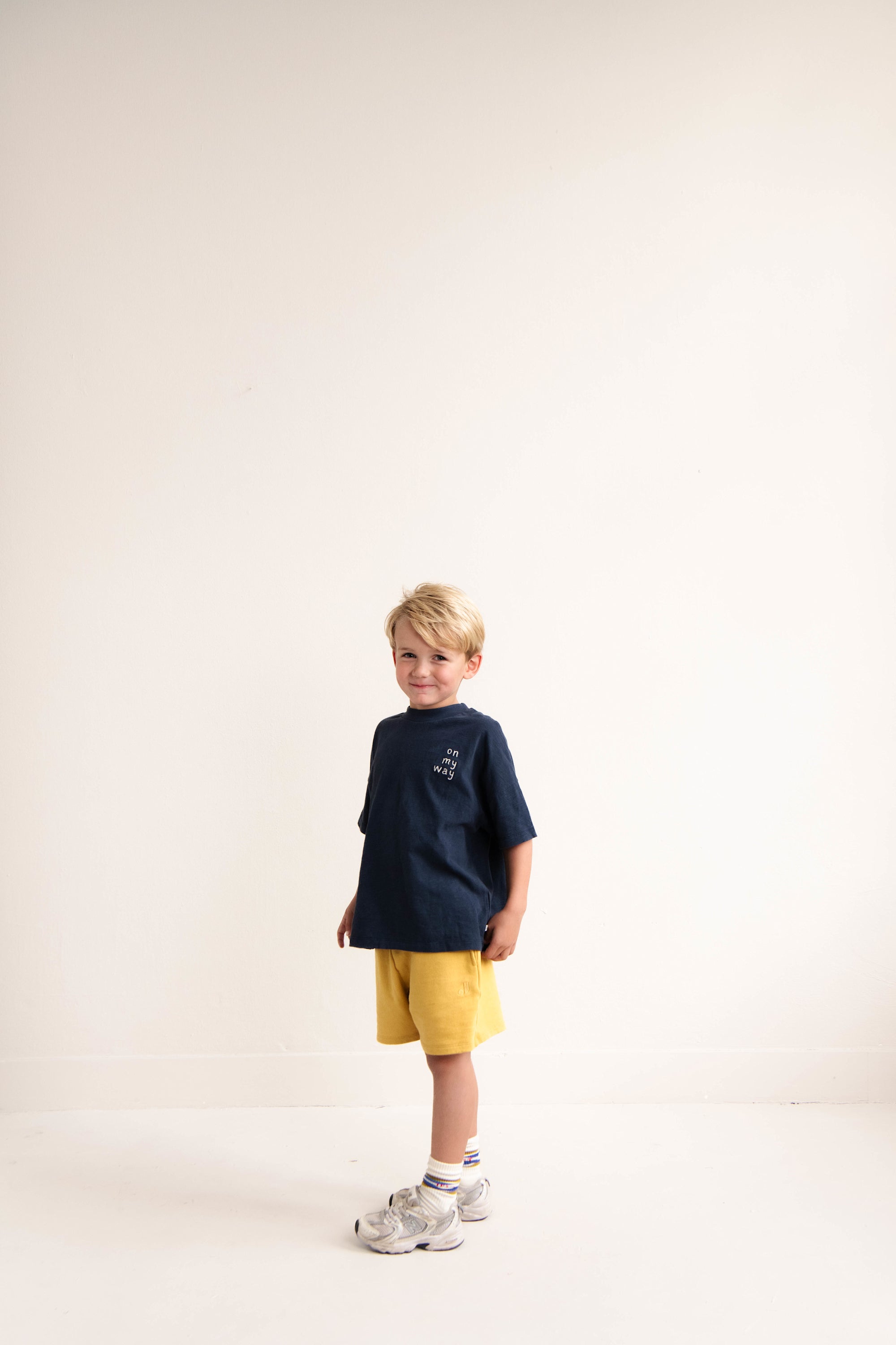 Ben oversized T-shirt Navy Blue - Jenest
