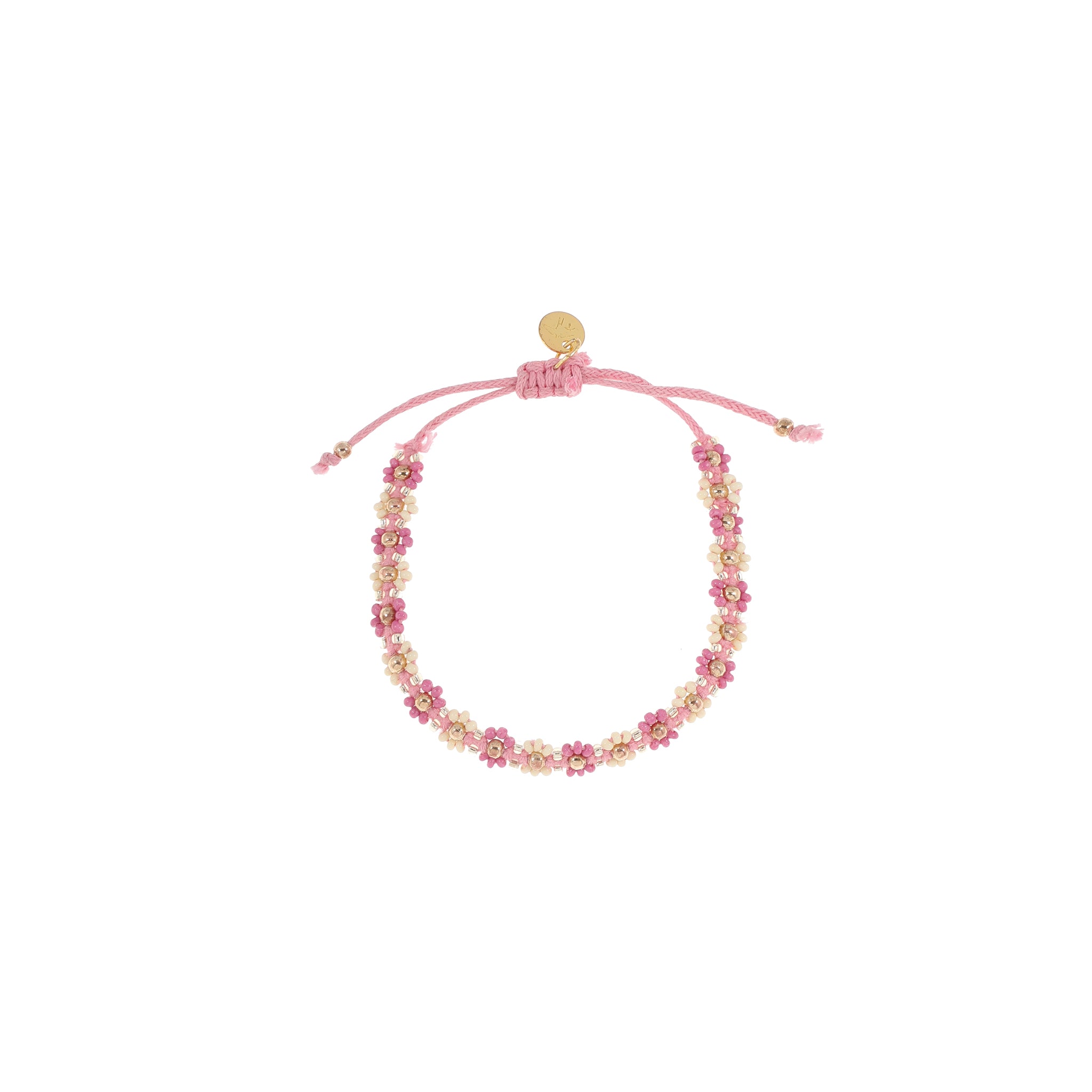 Flower bracelet Pink - Jenest