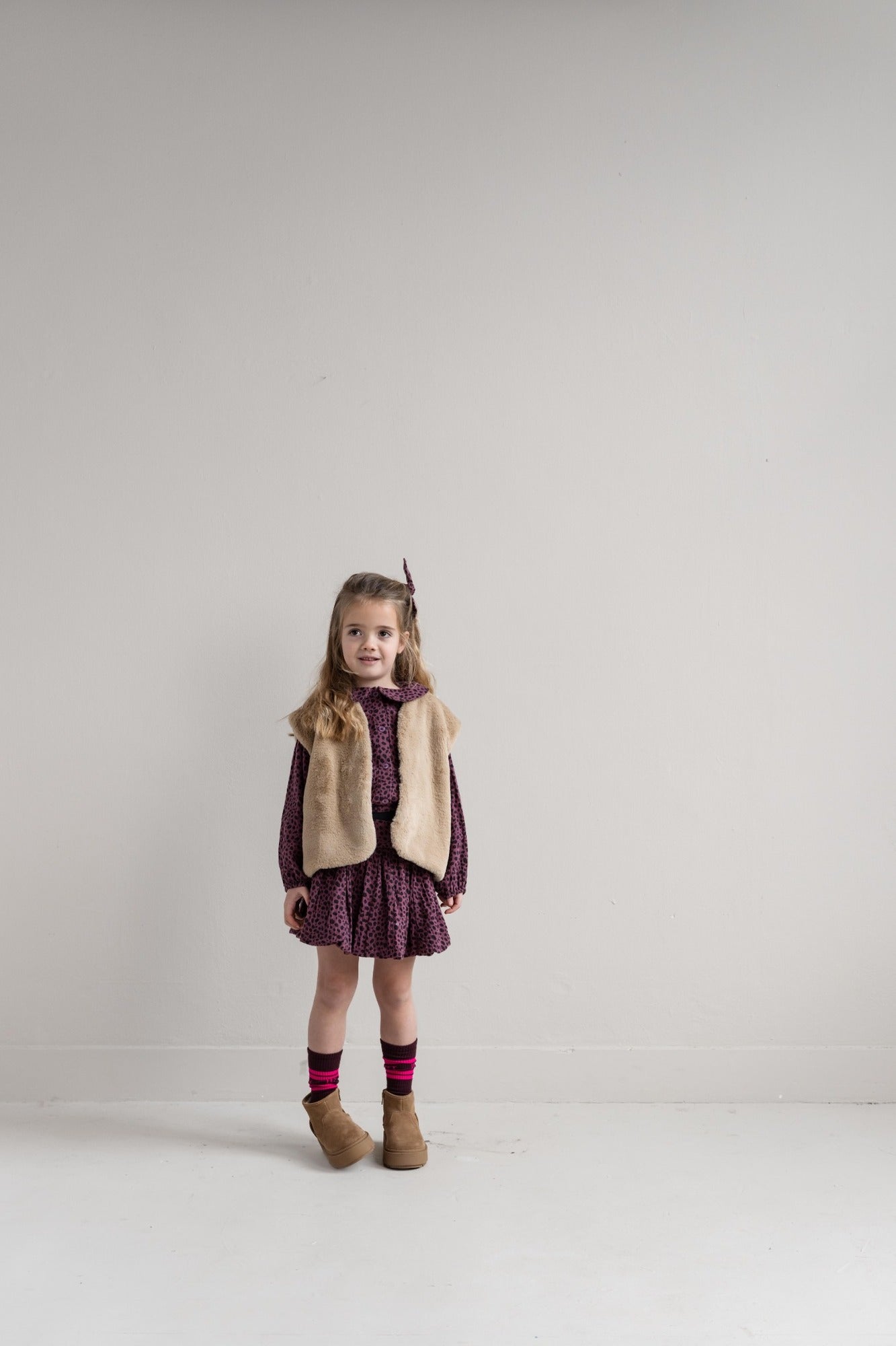 Betty balloon skirt Cherry Bordeaux - Jenest