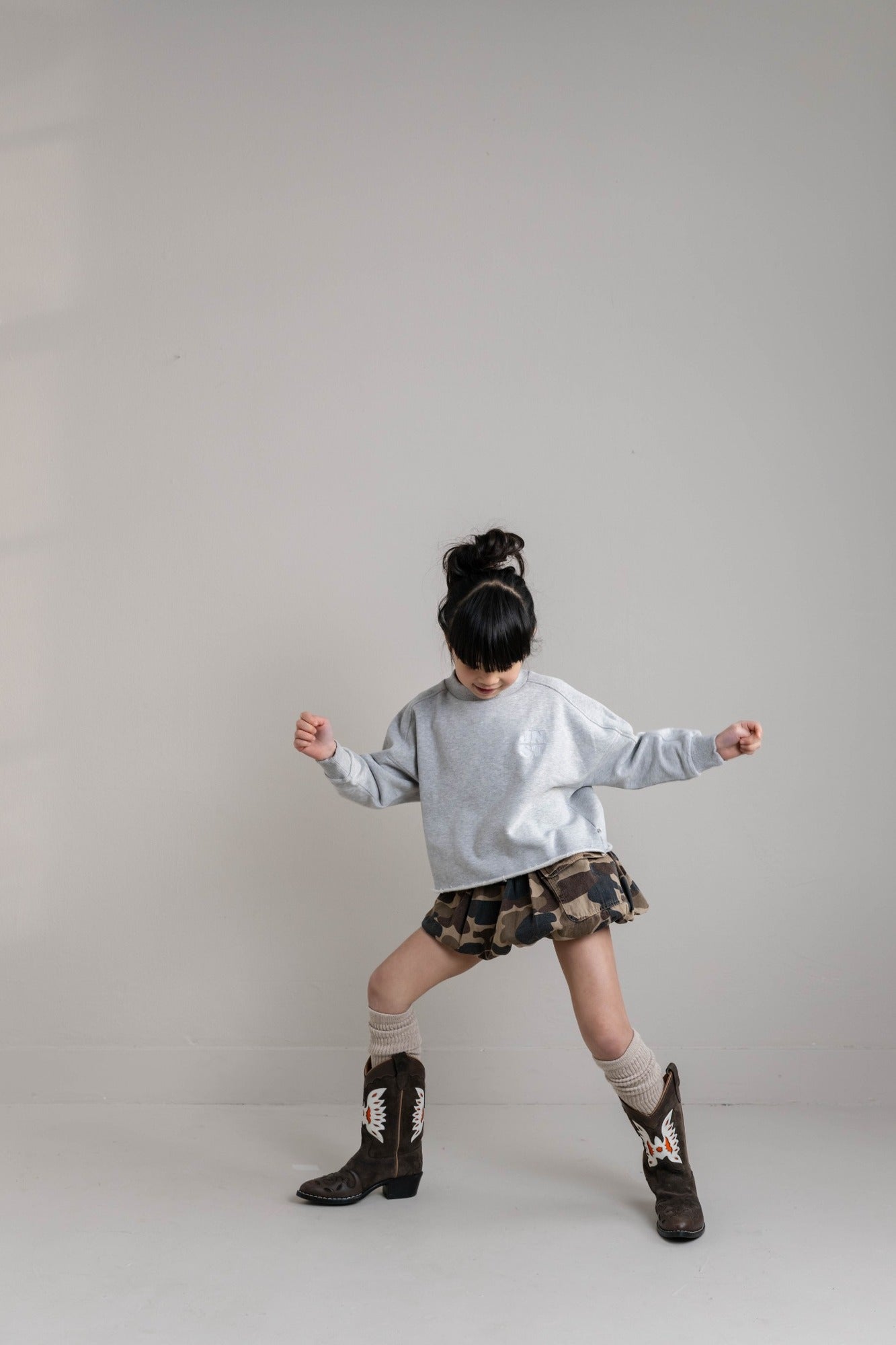 Billie sweater Grey Melange - Jenest