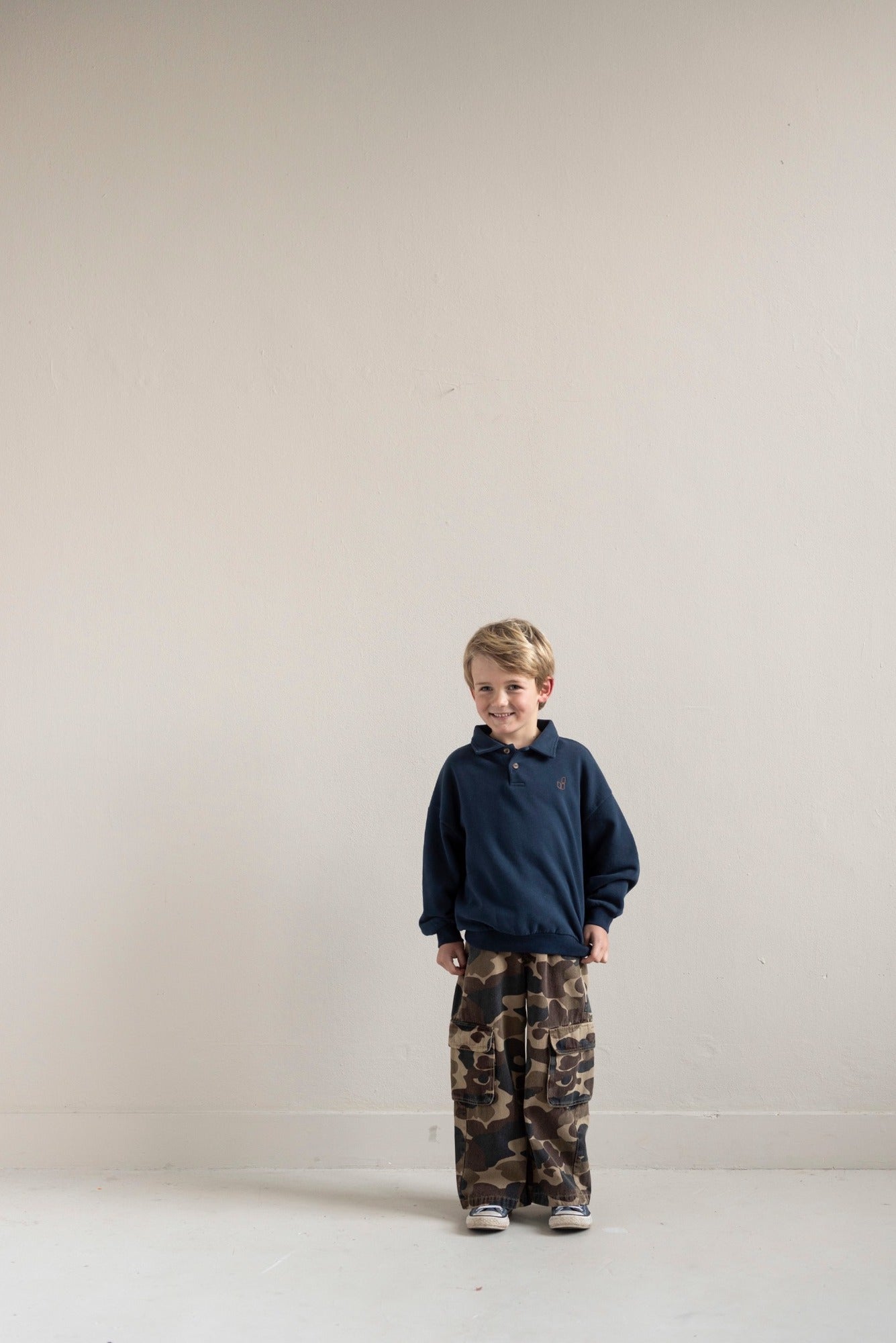 Cameron polo sweater Navy Blue - Jenest