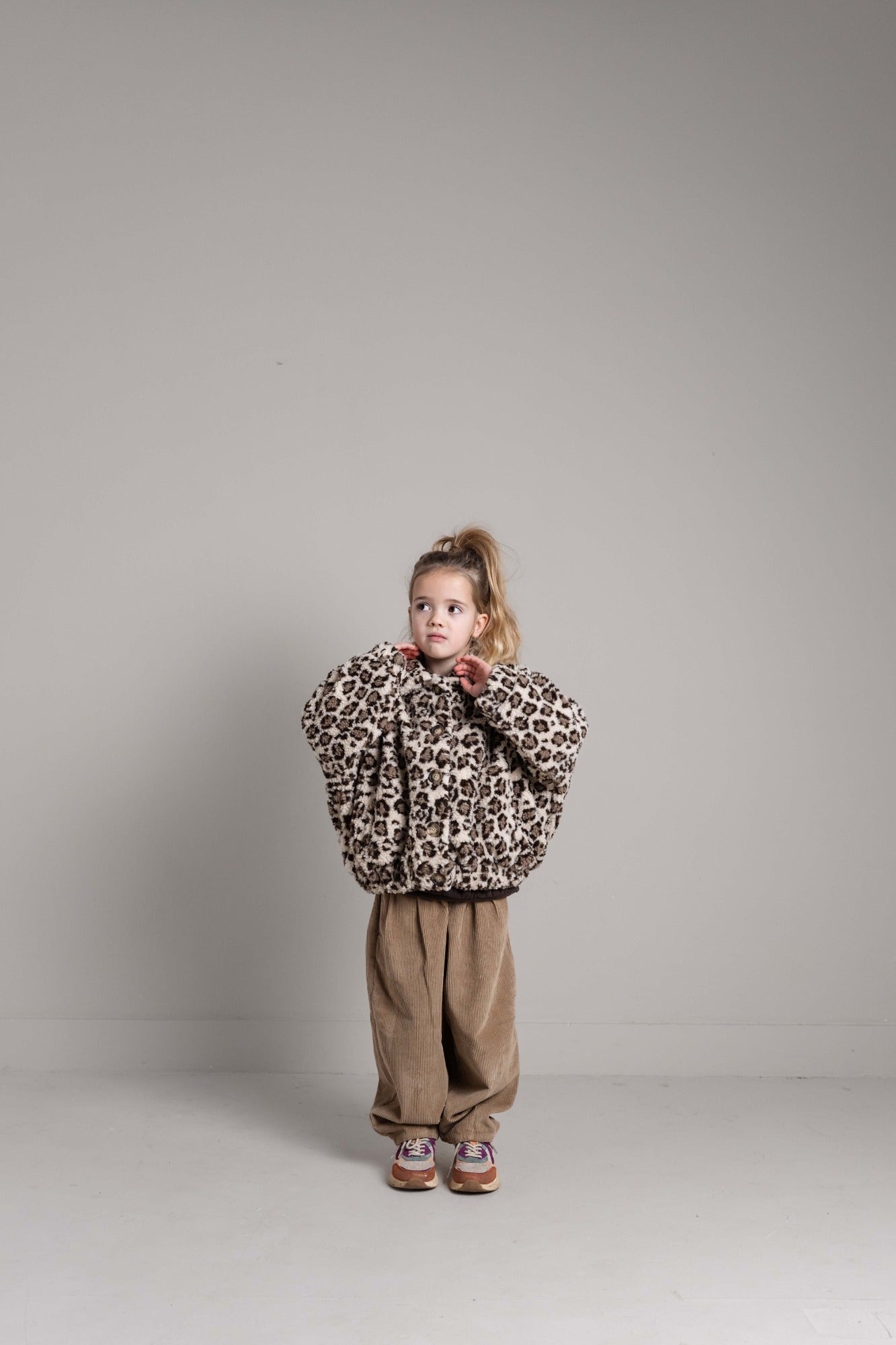 Rosa jacket Ivory Leopard - Jenest