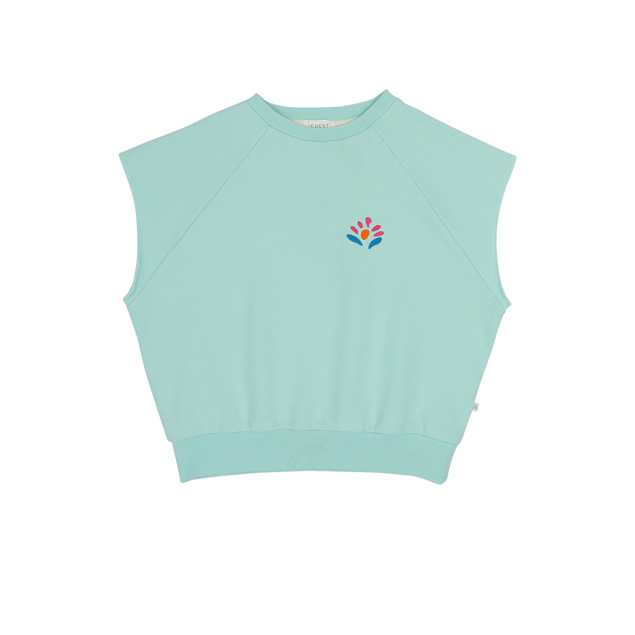 Joey Sleeveless sweater Fresh Green - Jenest