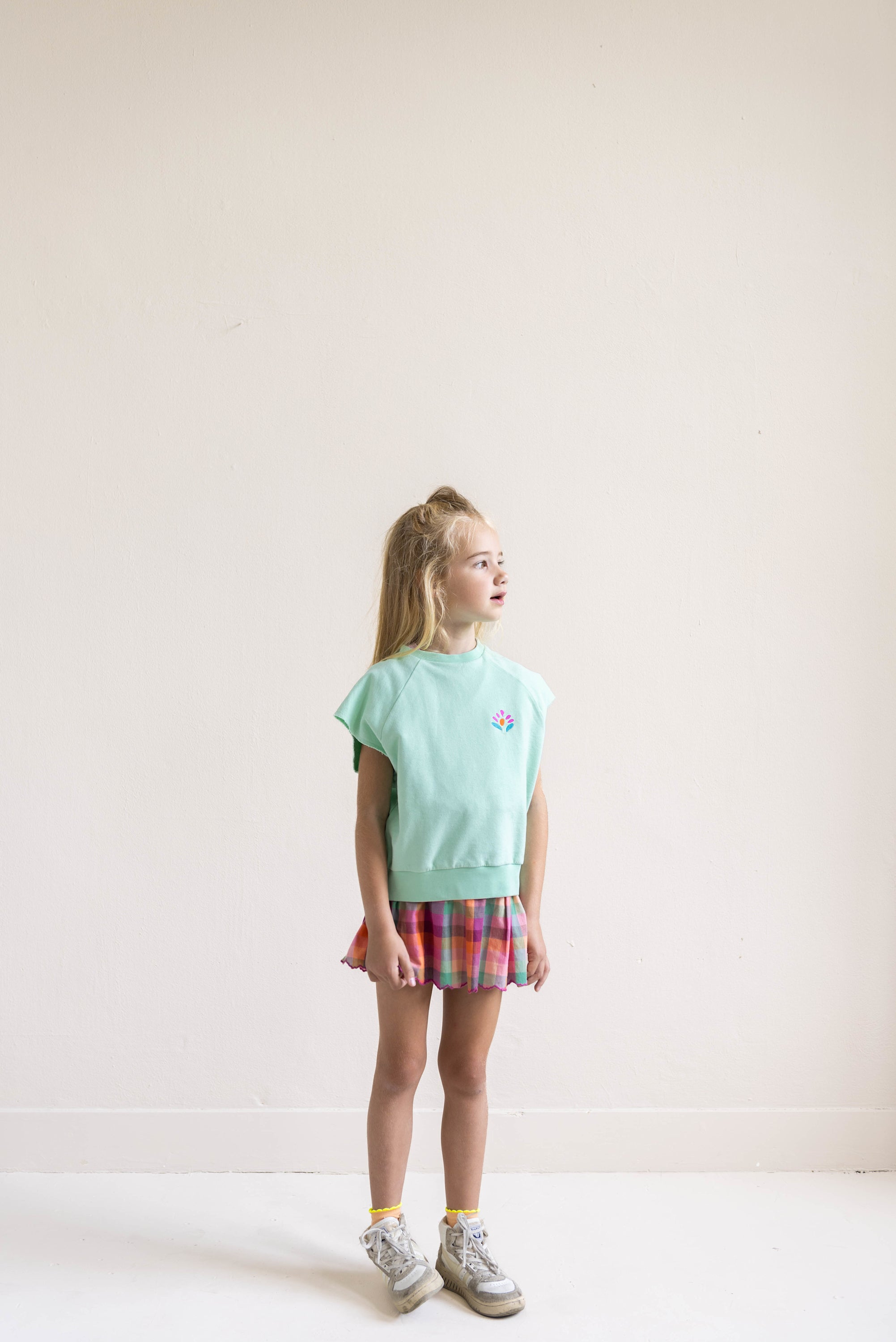 Joey Sleeveless sweater Fresh Green - Jenest