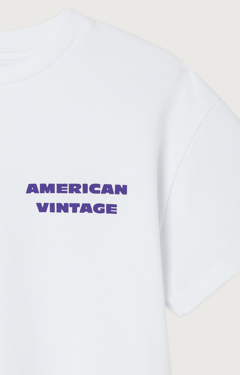 T-shirt Fizvalley White - American Vintage