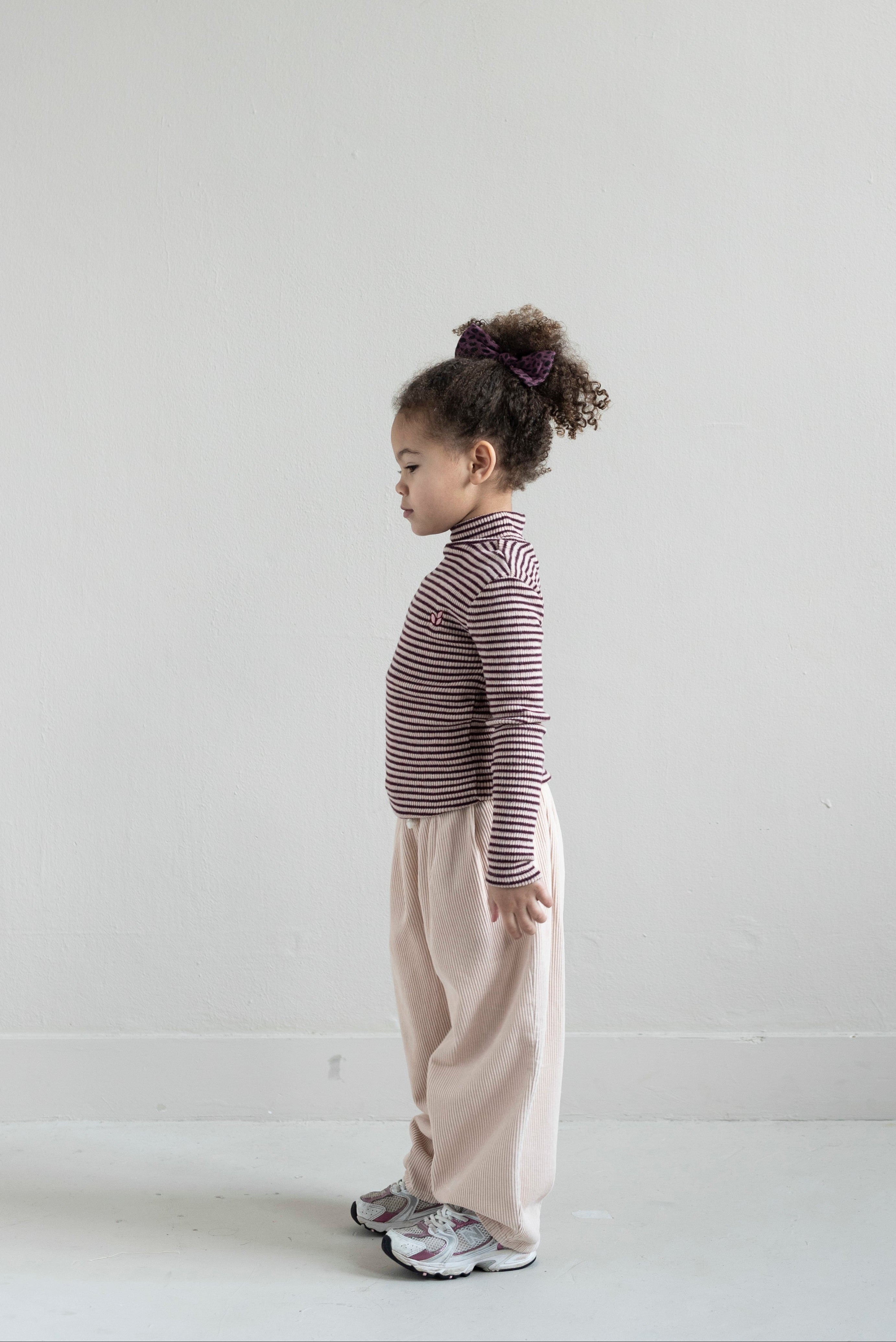 Tara Turtle Neck T-shirt Rose Bordeaux - Jenest