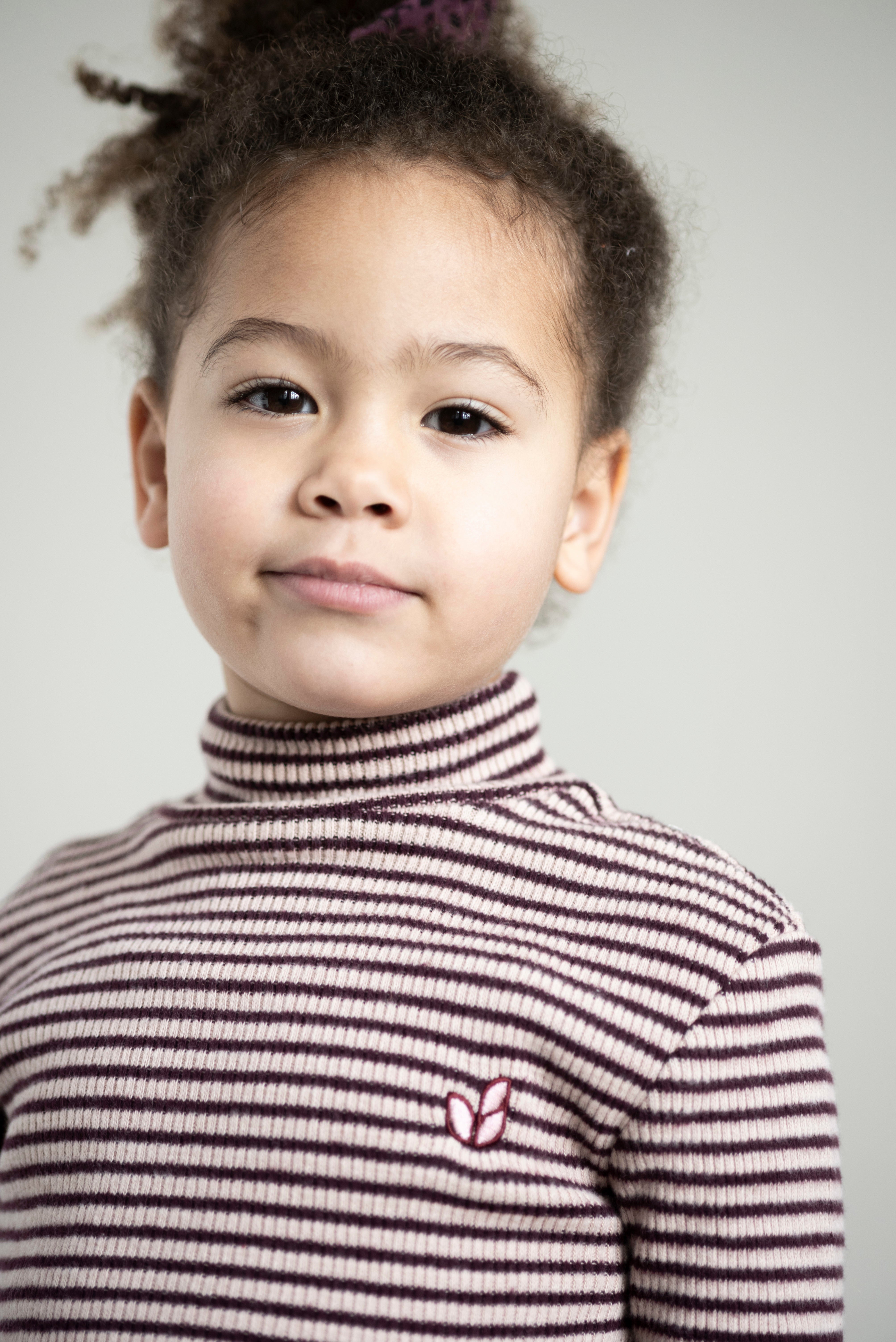 Tara Turtle Neck T-shirt Rose Bordeaux - Jenest