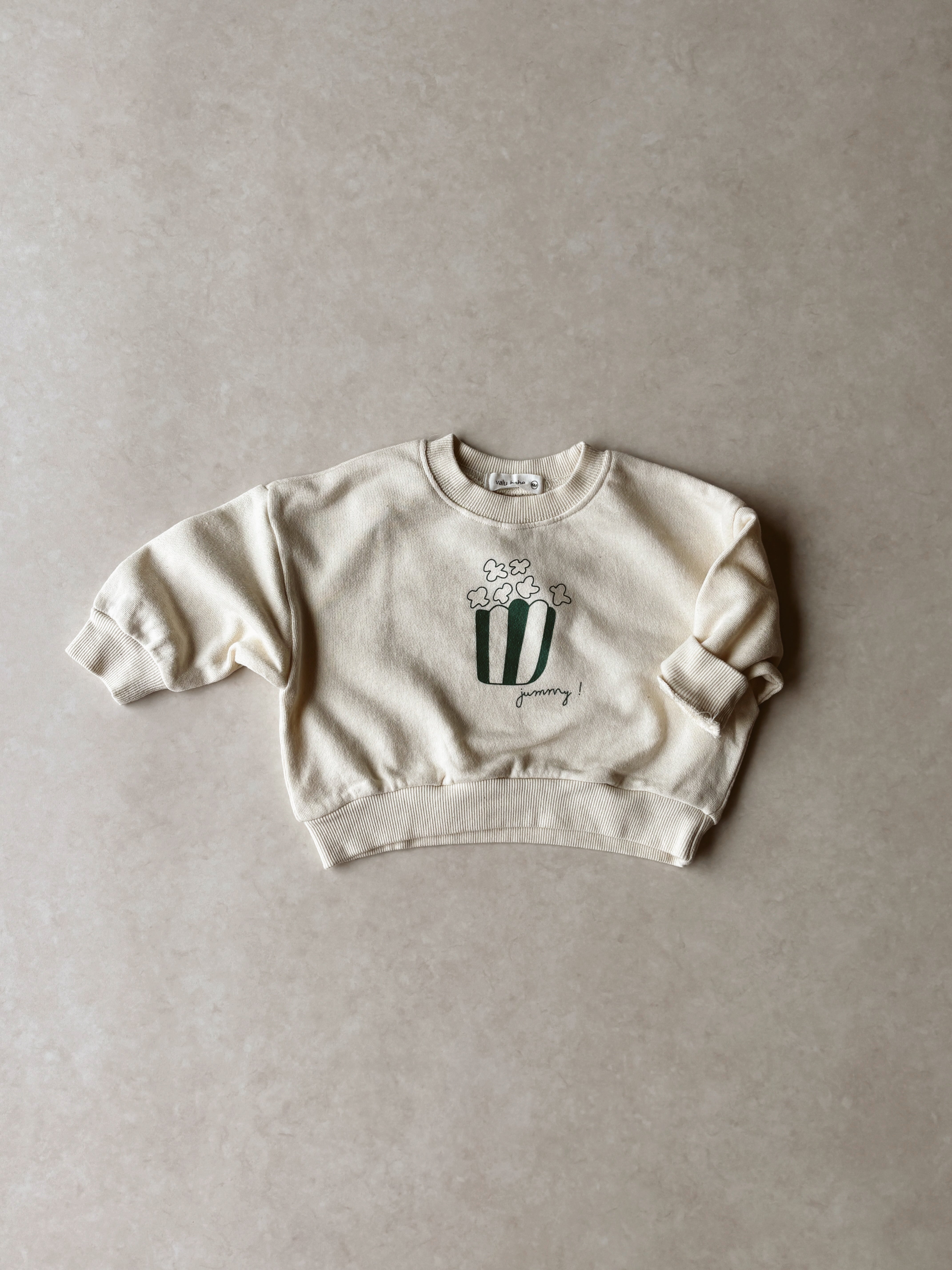 Popcorn sweatshirt - Cream