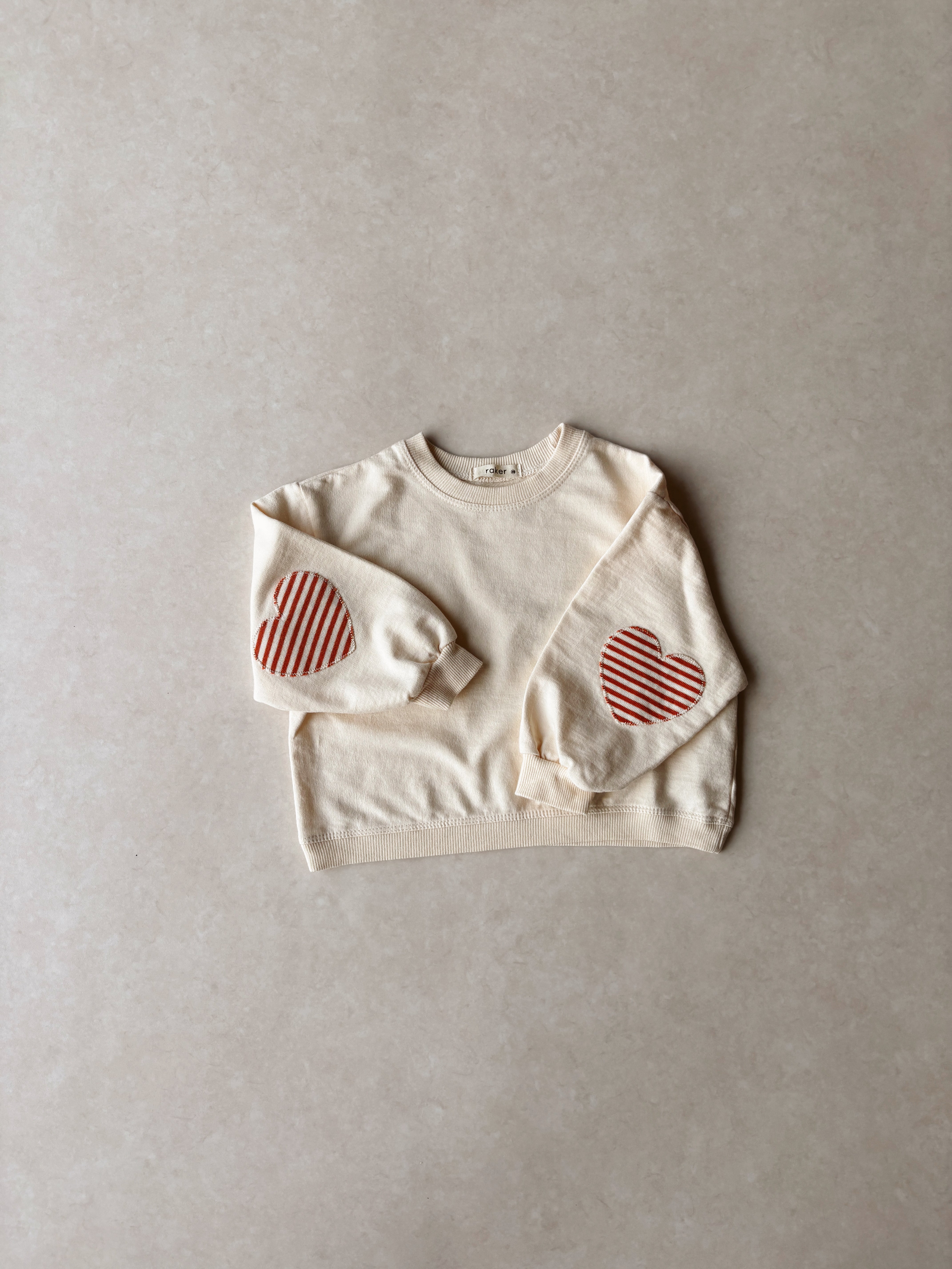 Heart Sleeve Sweatshirt