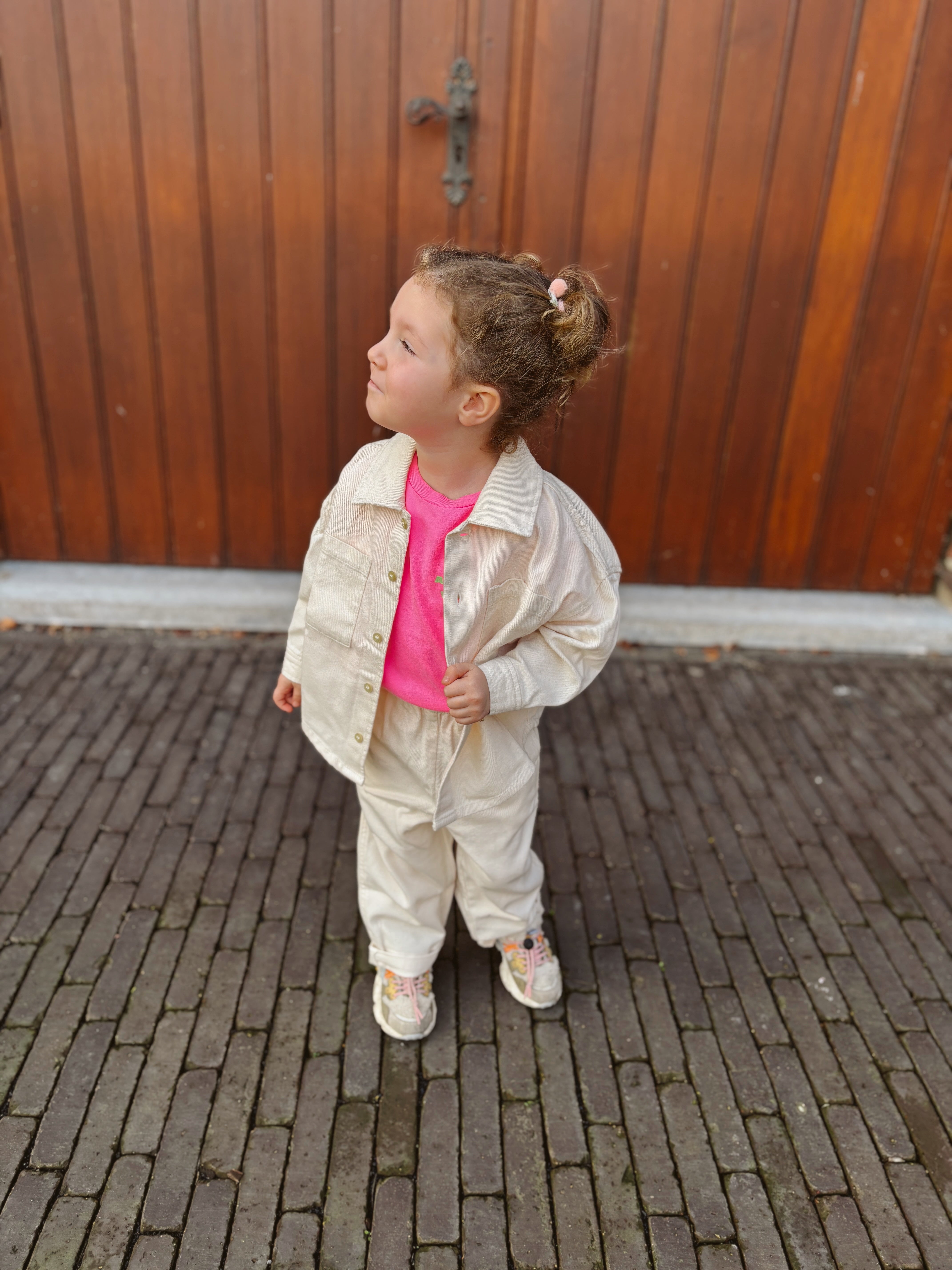 Lycaz kinderhemd Ecru - American Vintage