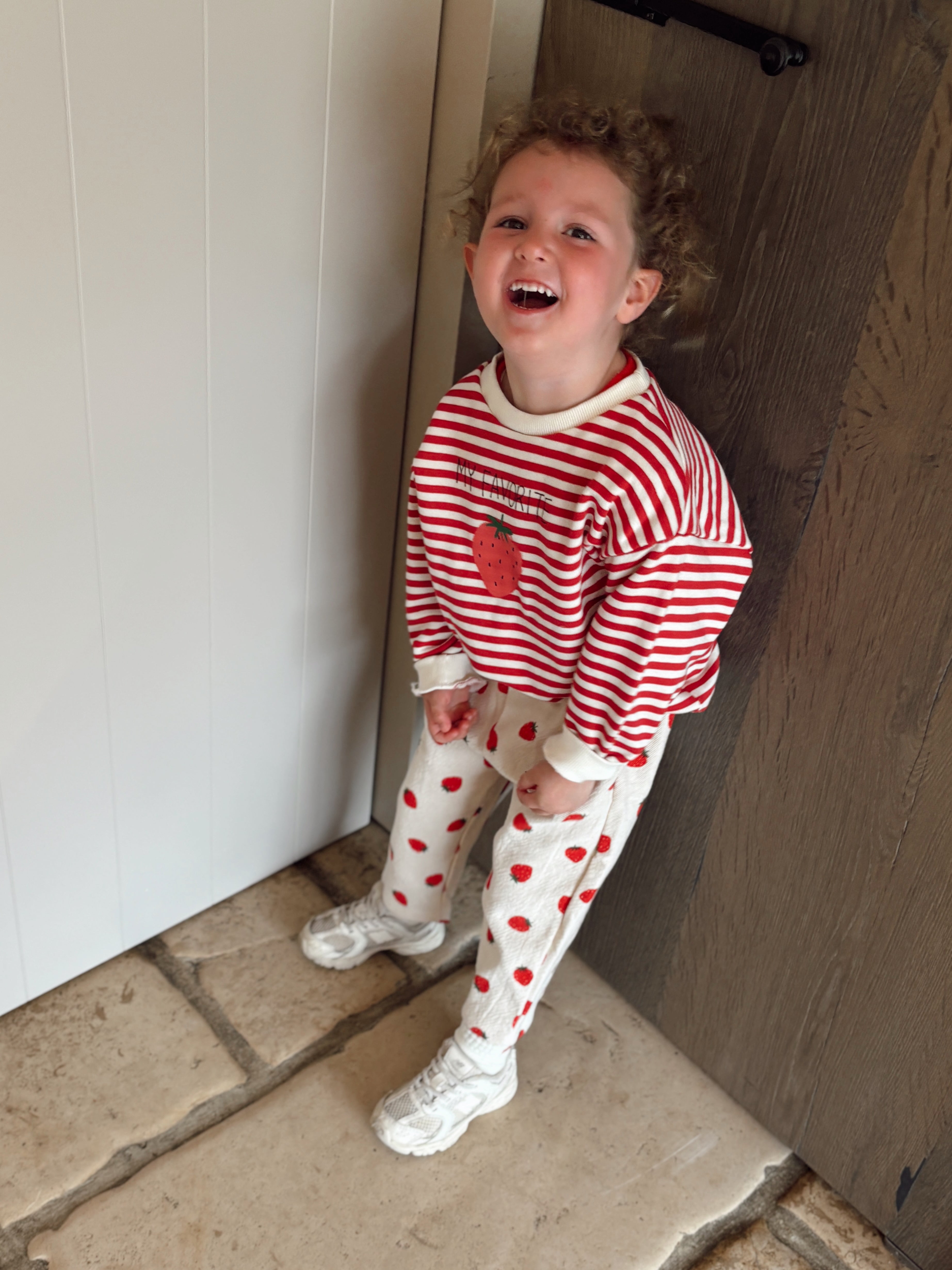 Strawberry chino pants