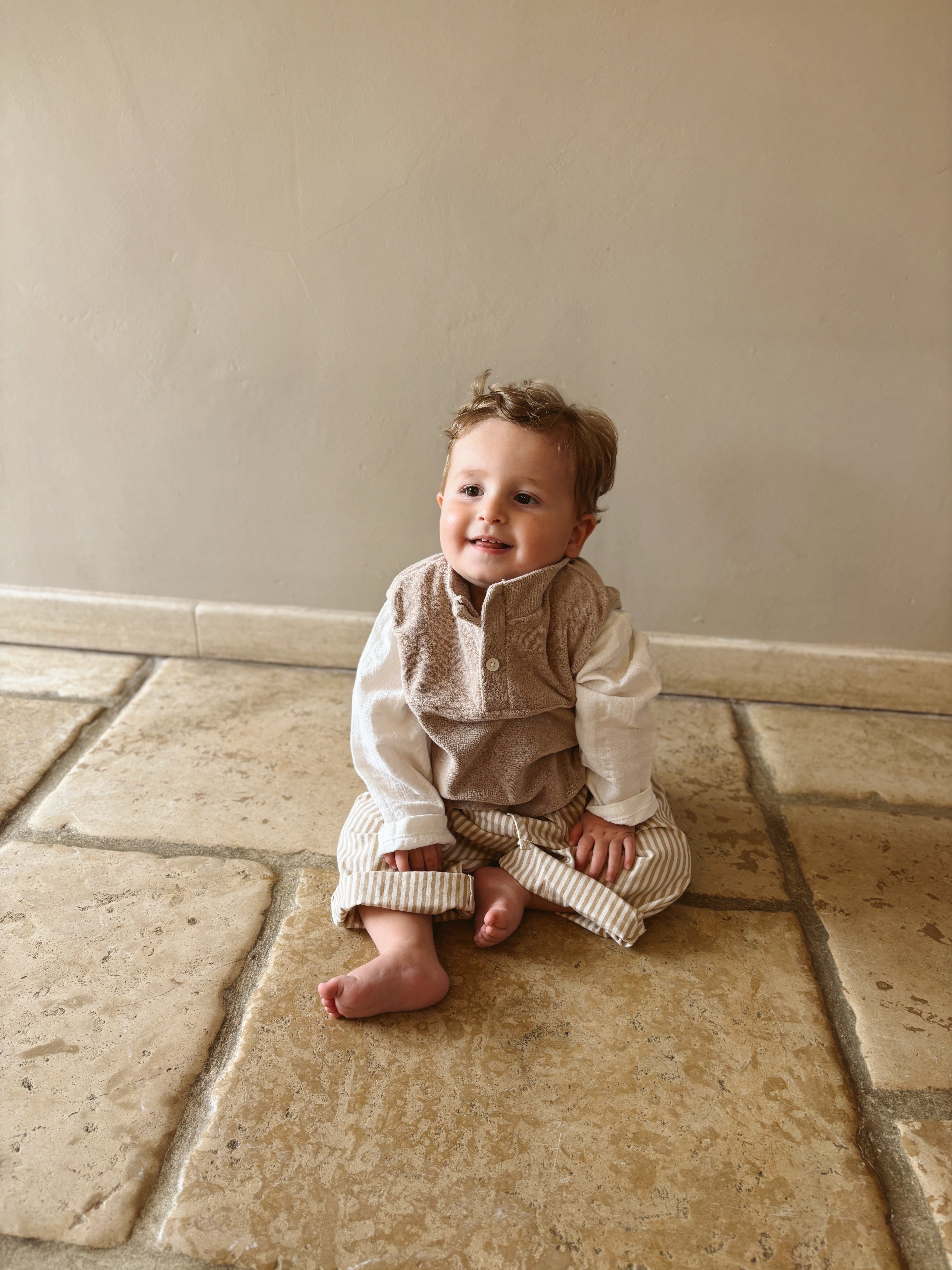 Trendy sweater vest - Beige