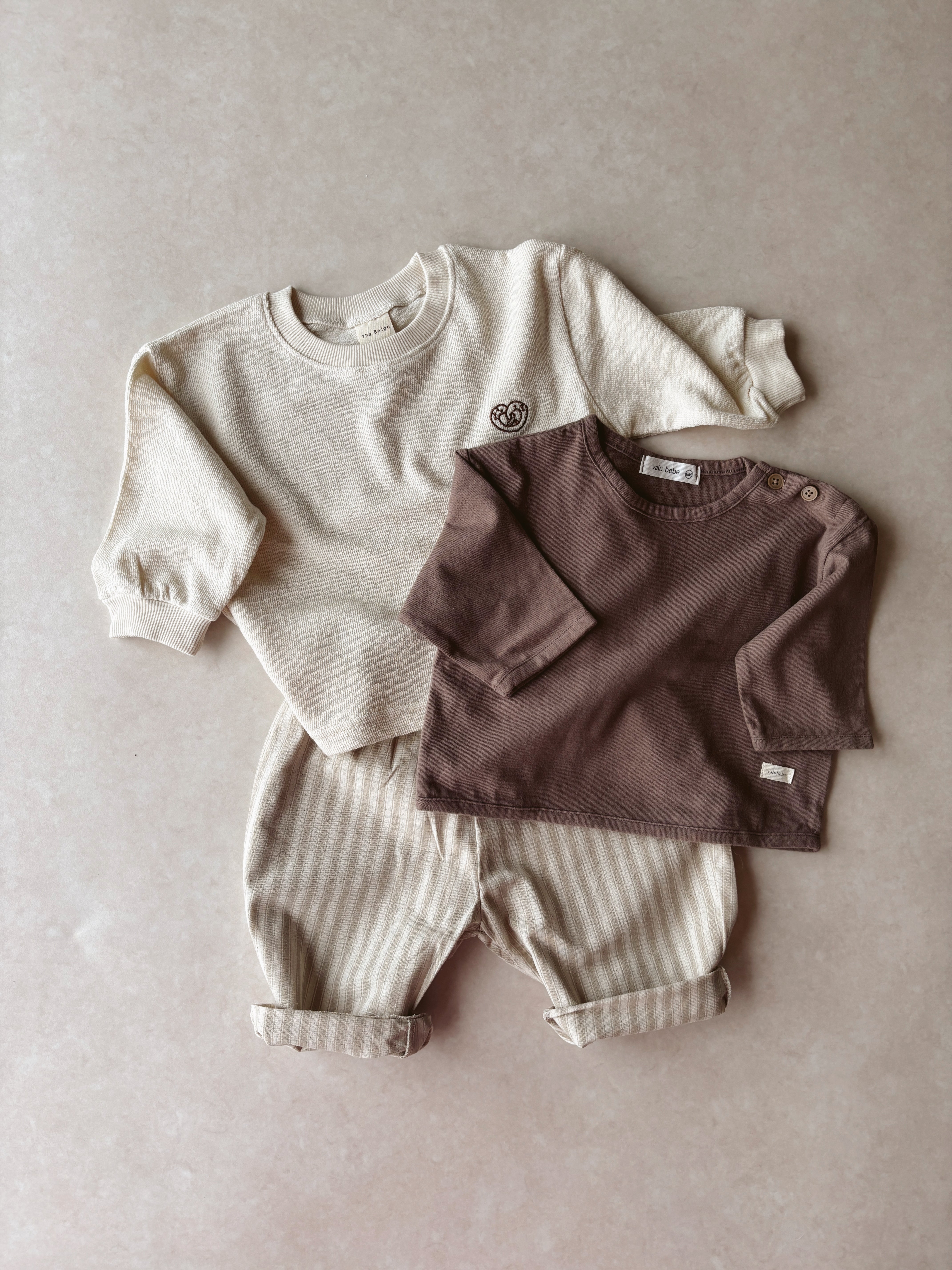 Basic daily t-shirt - Brown