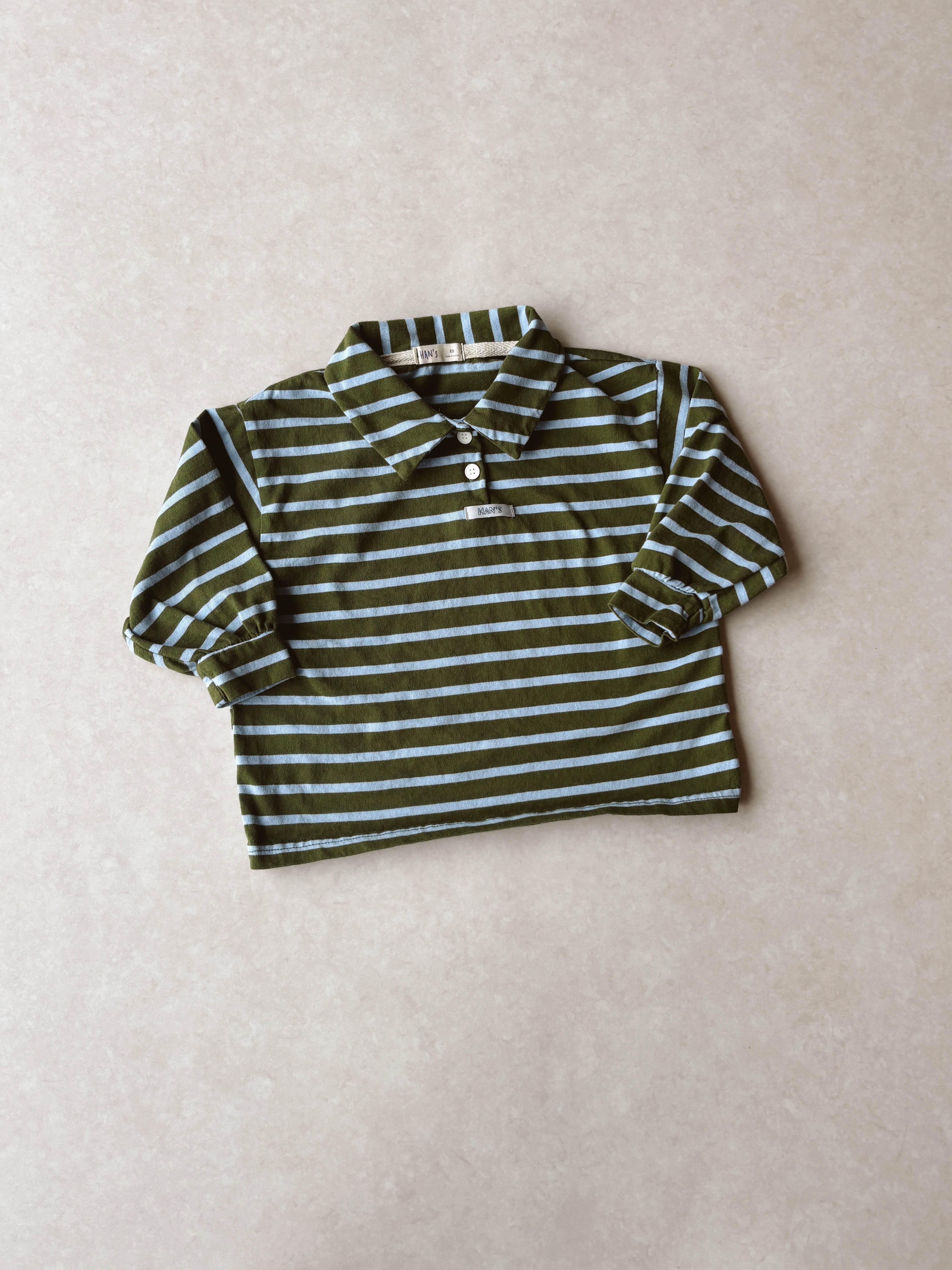 Rich collar tee - Olive