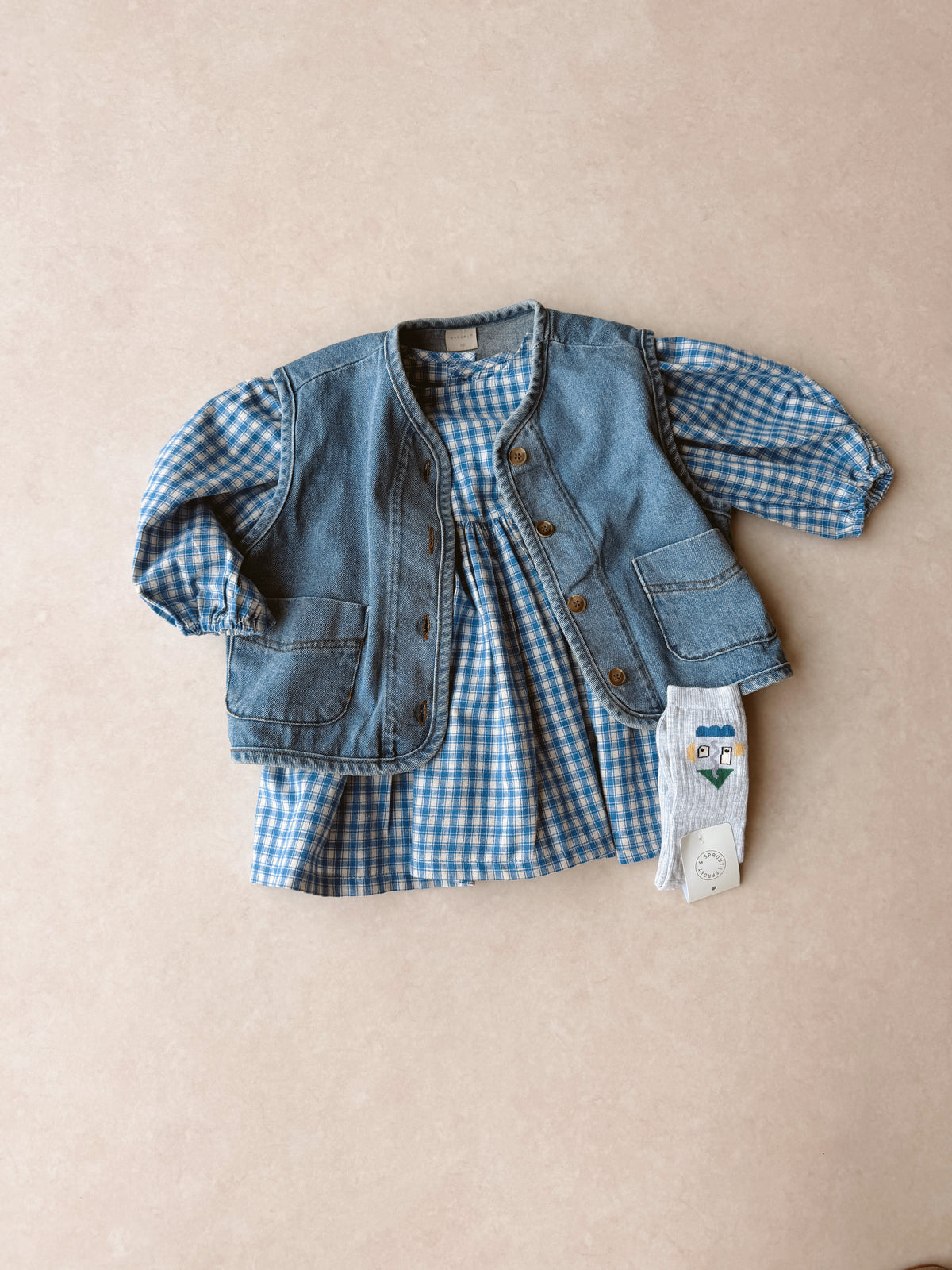 Loose Denim Vest