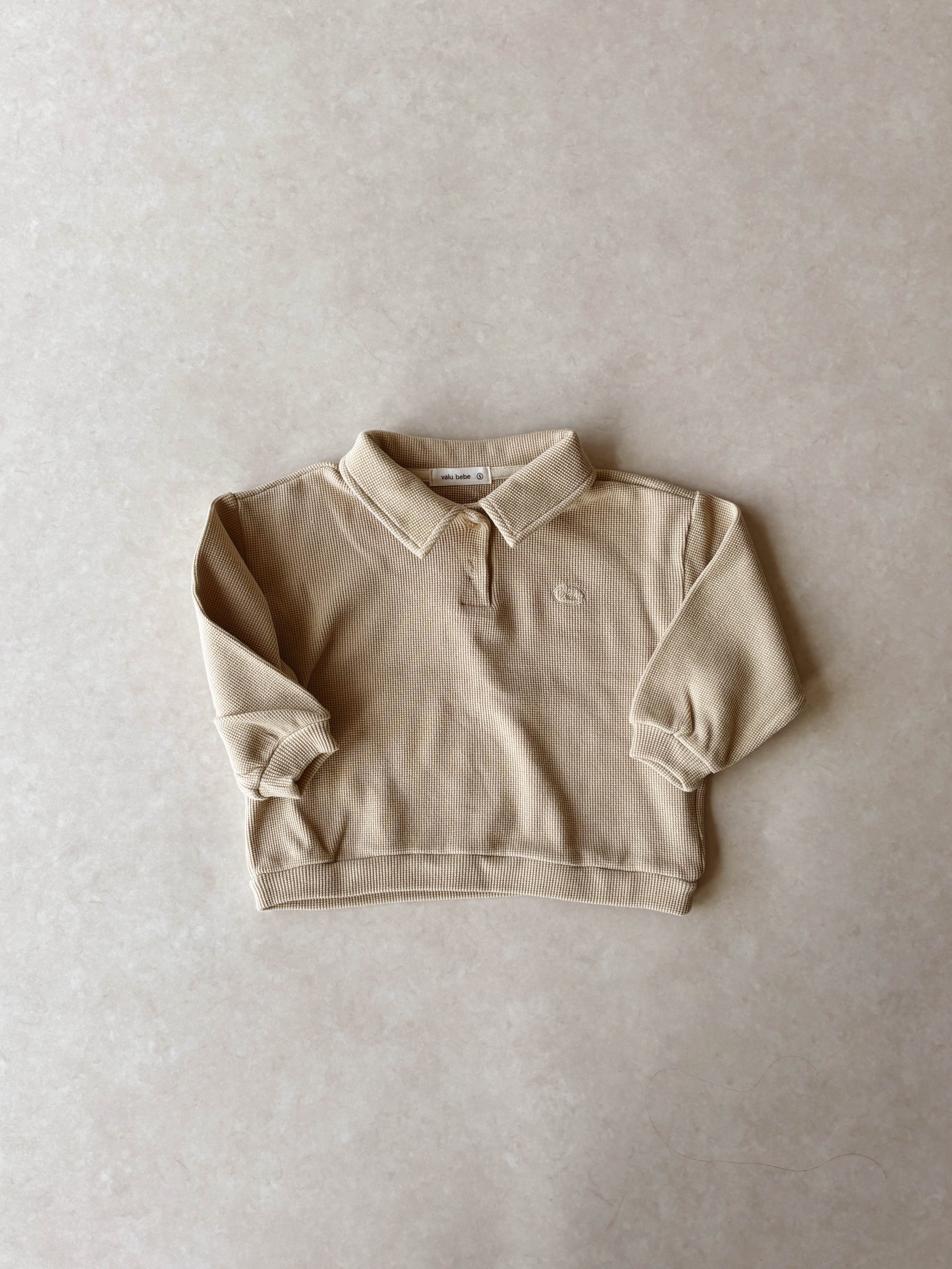 Waffle collar pull - Beige