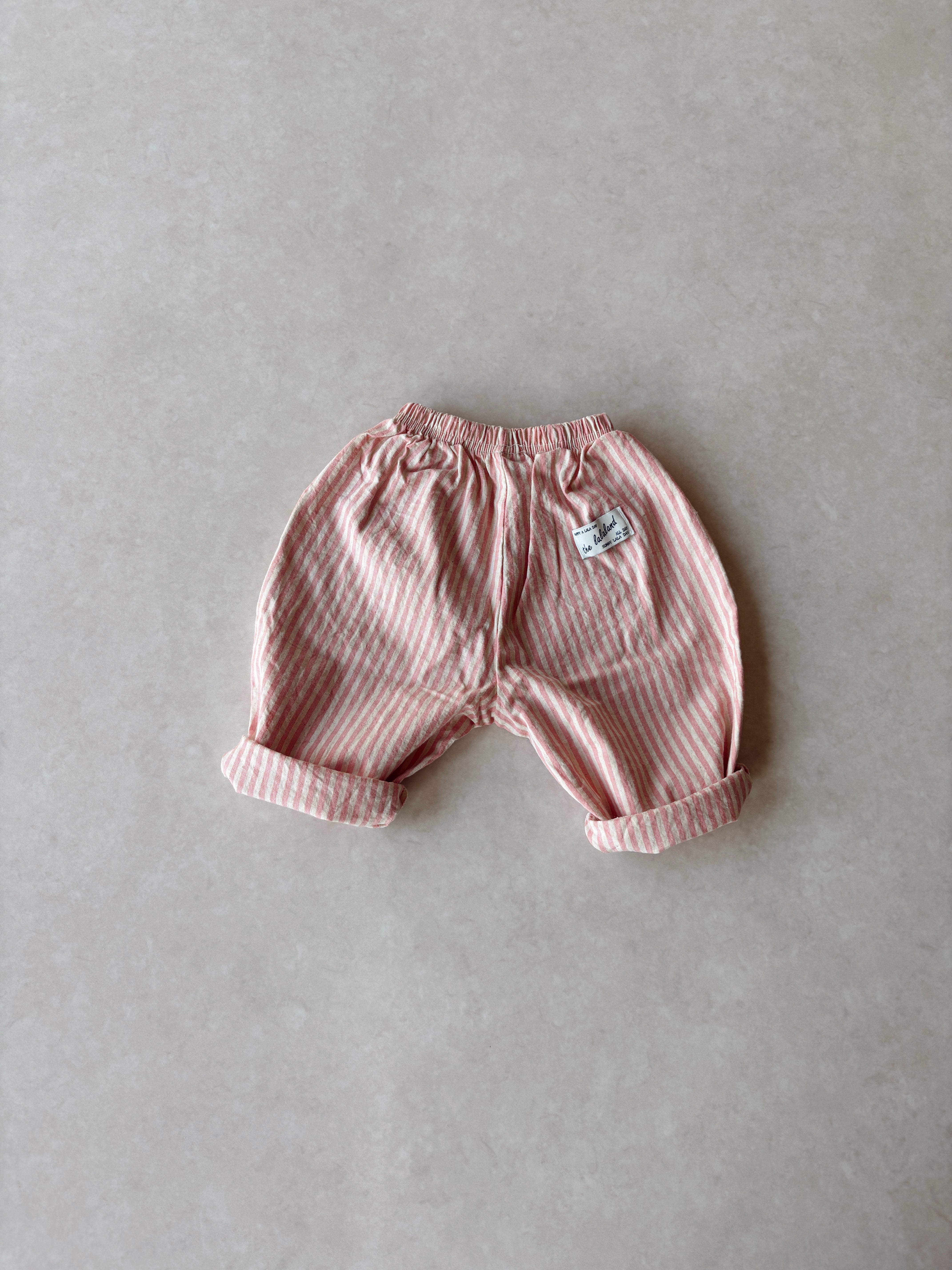 Mini stripe pants - Pink