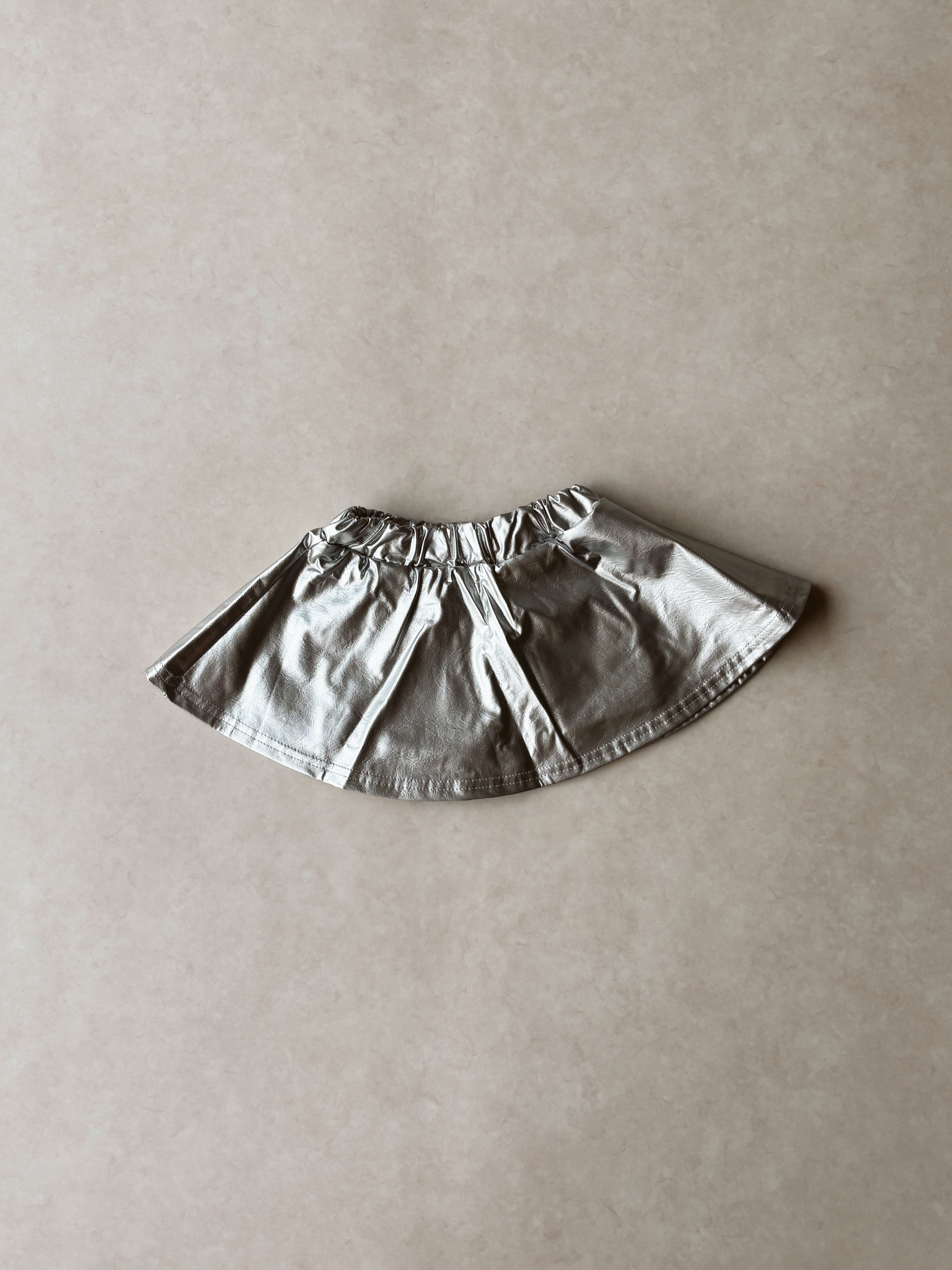 Unique silver skirt
