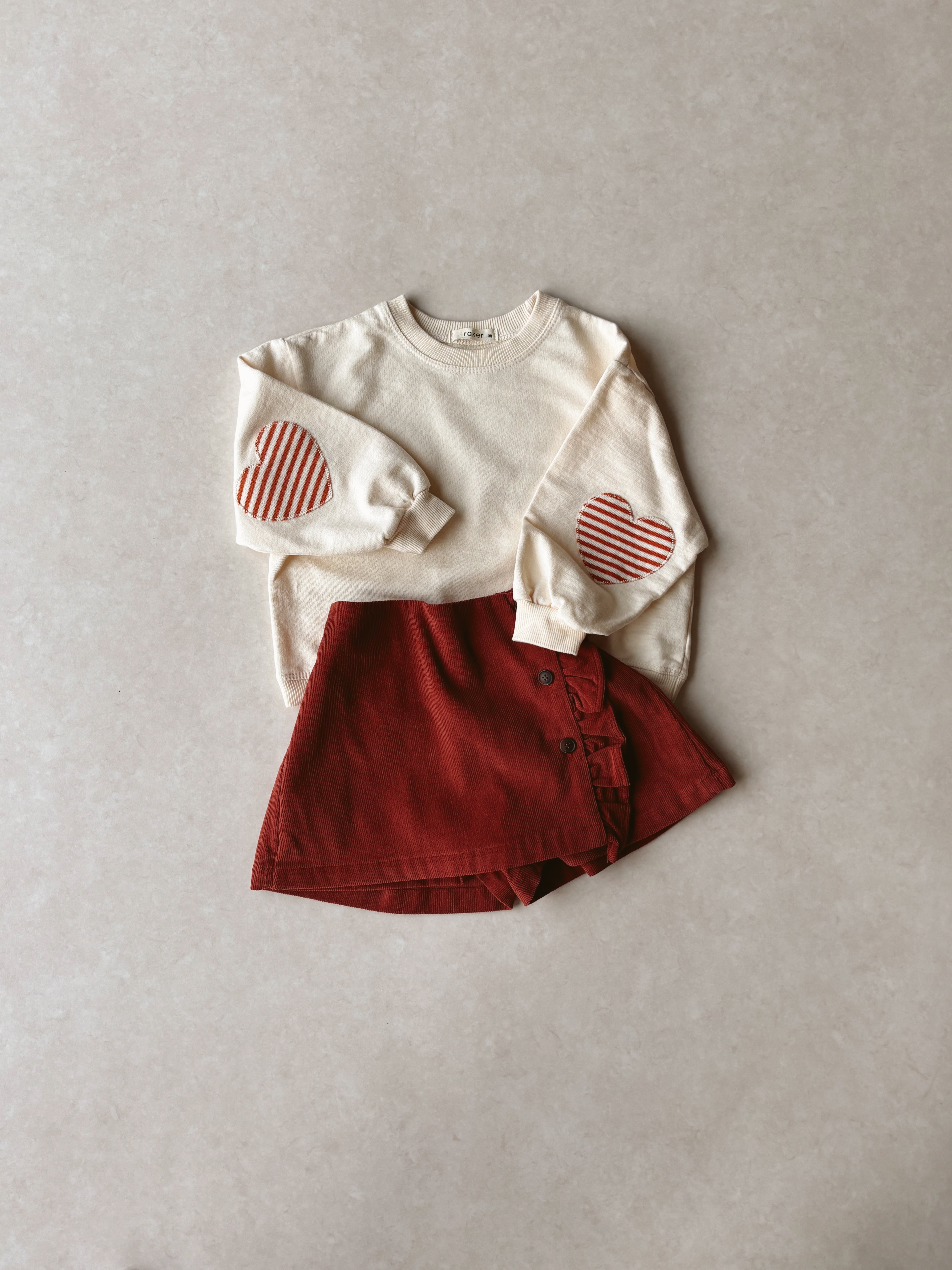 Heart Sleeve Sweatshirt