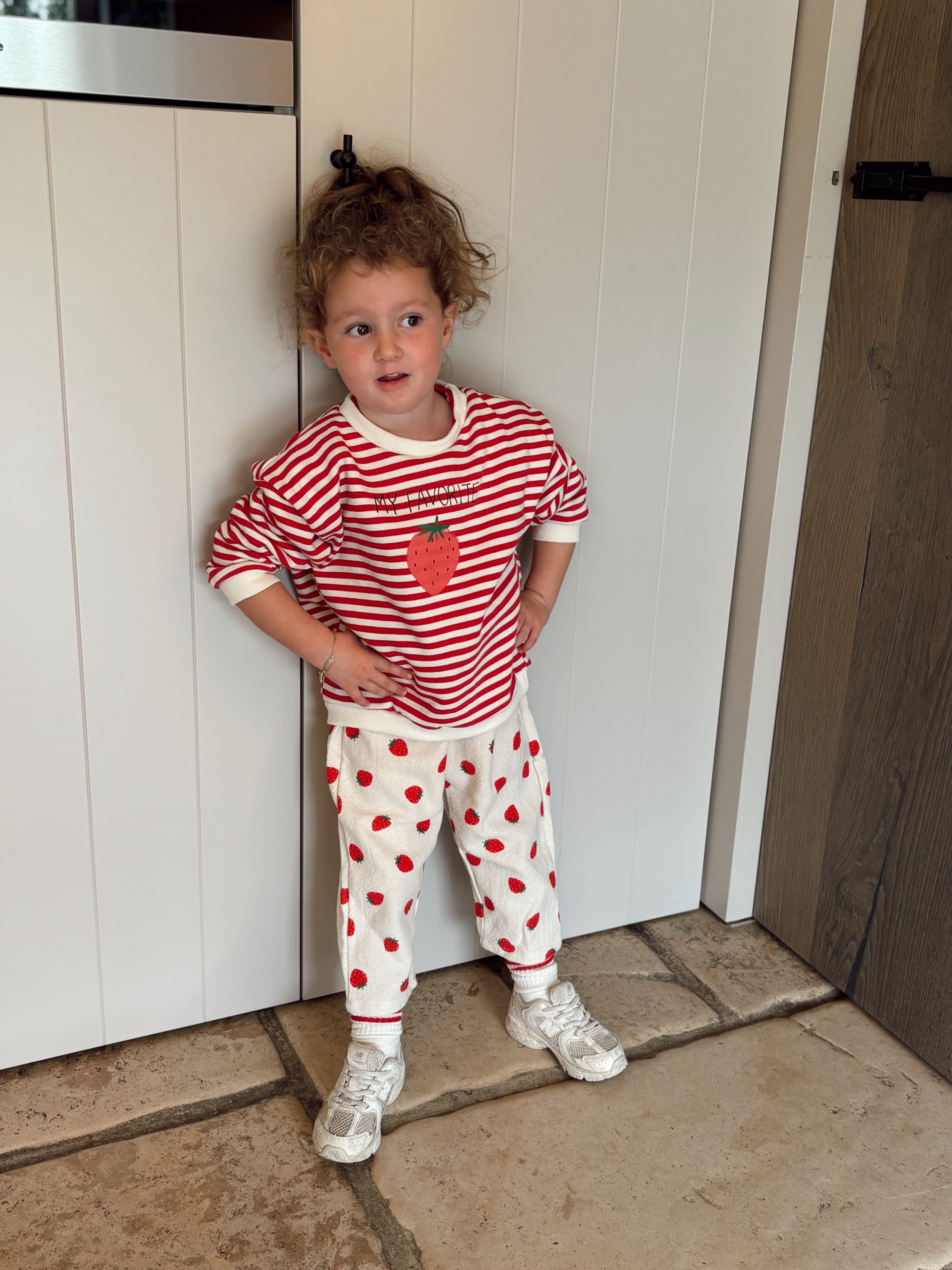 Strawberry chino pants