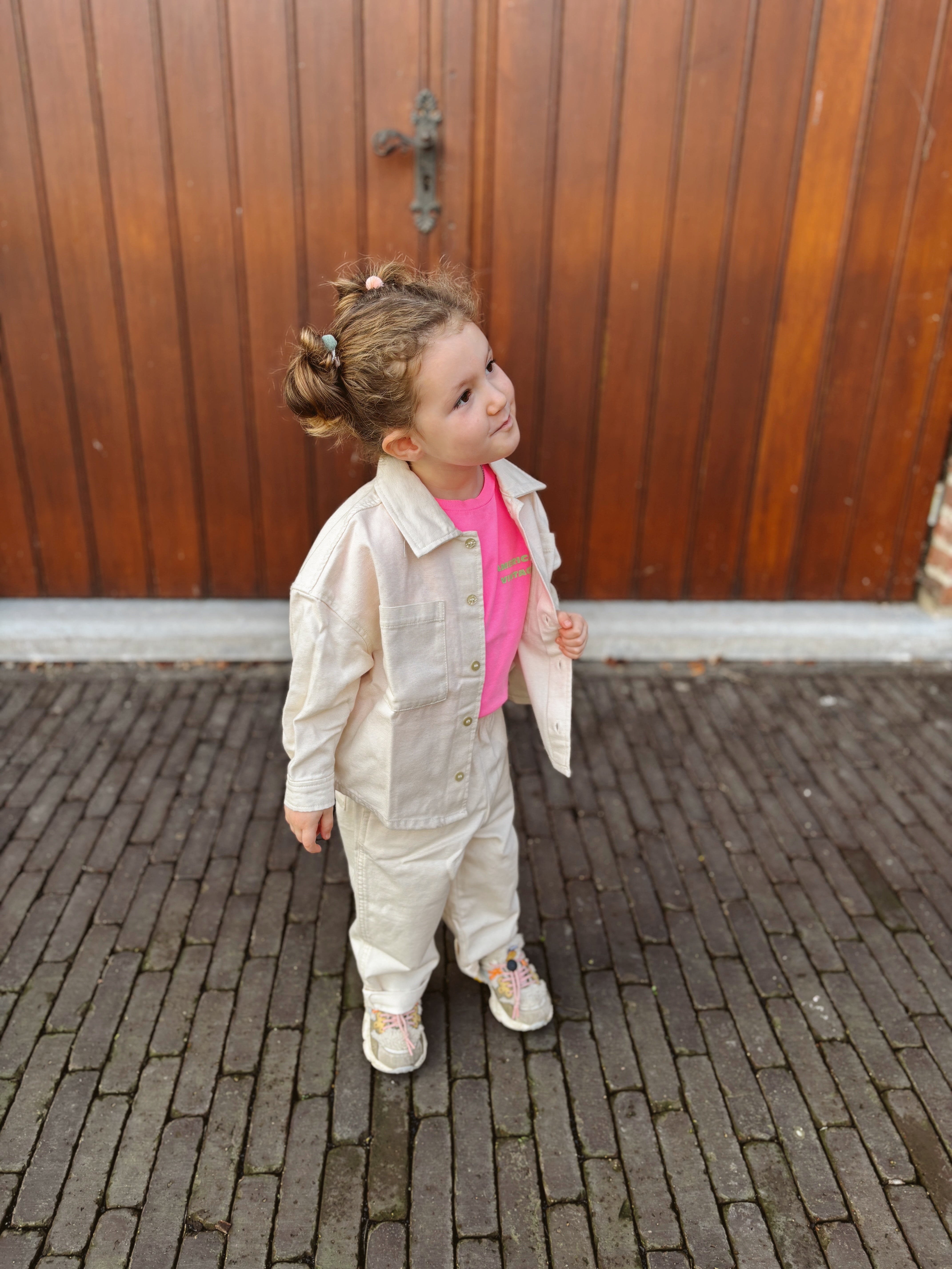 Lycaz kinderhemd Ecru - American Vintage