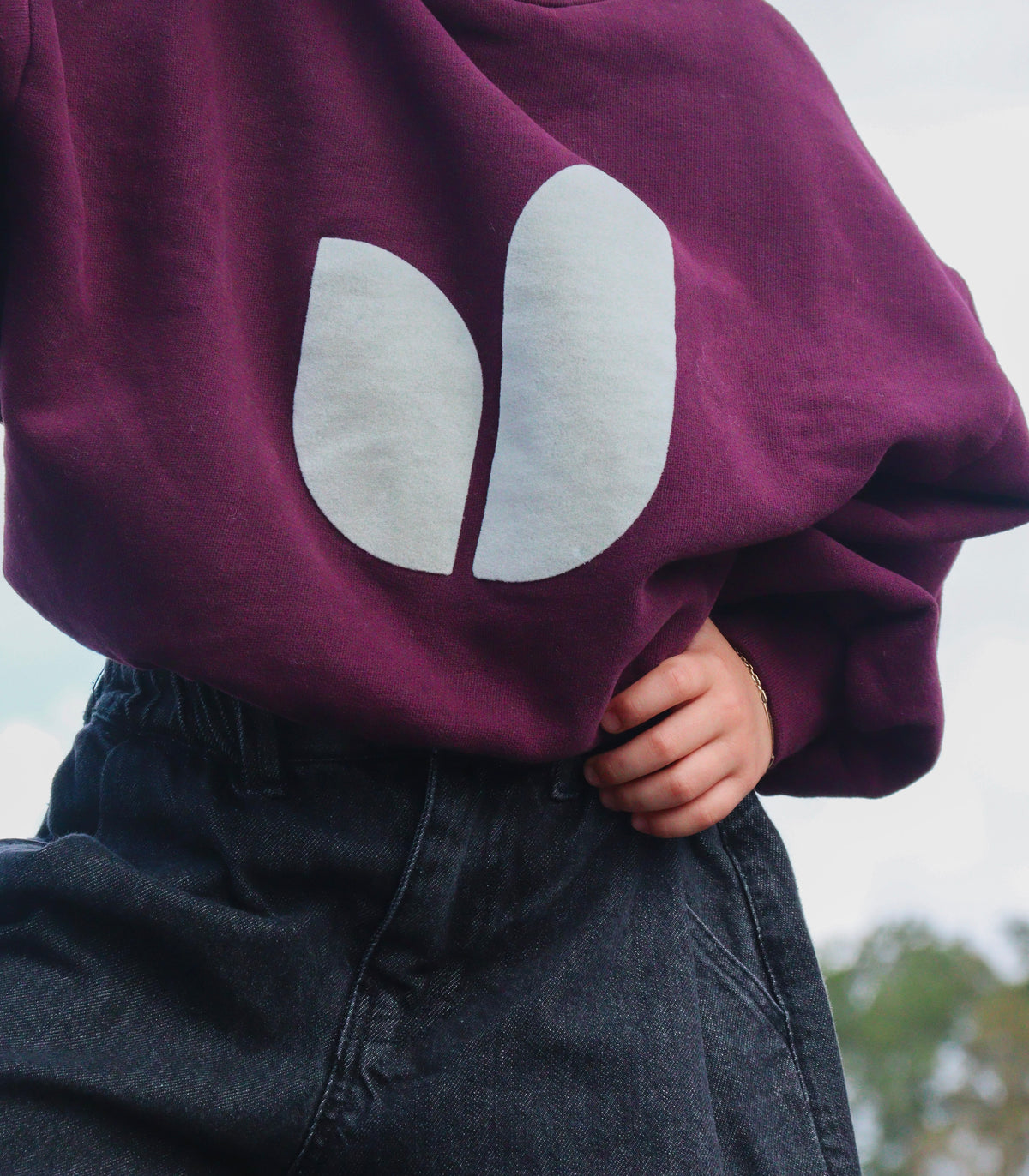 Olivia sweater Cherry Bordeaux - Jenest