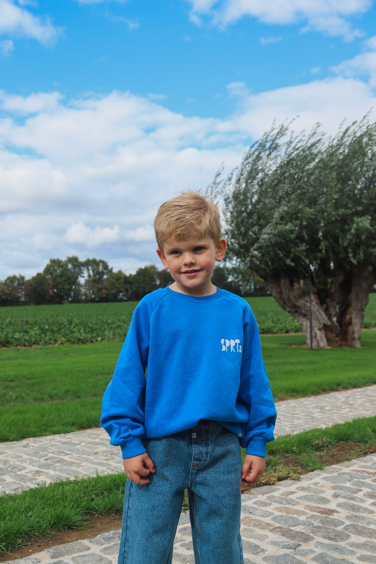 Sweatshirt logo blue - Sproet & Sprout