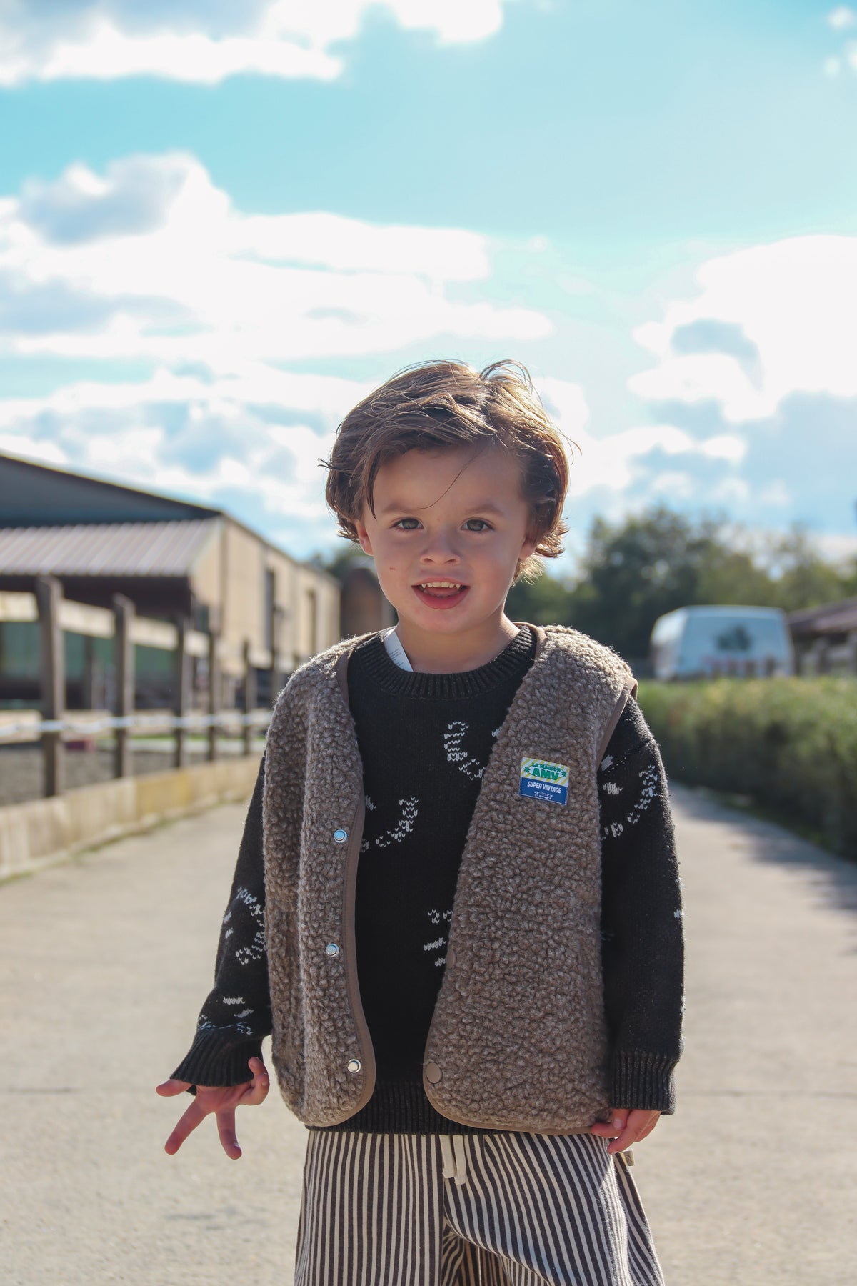 Sweater washed black - Sproet & Sprout