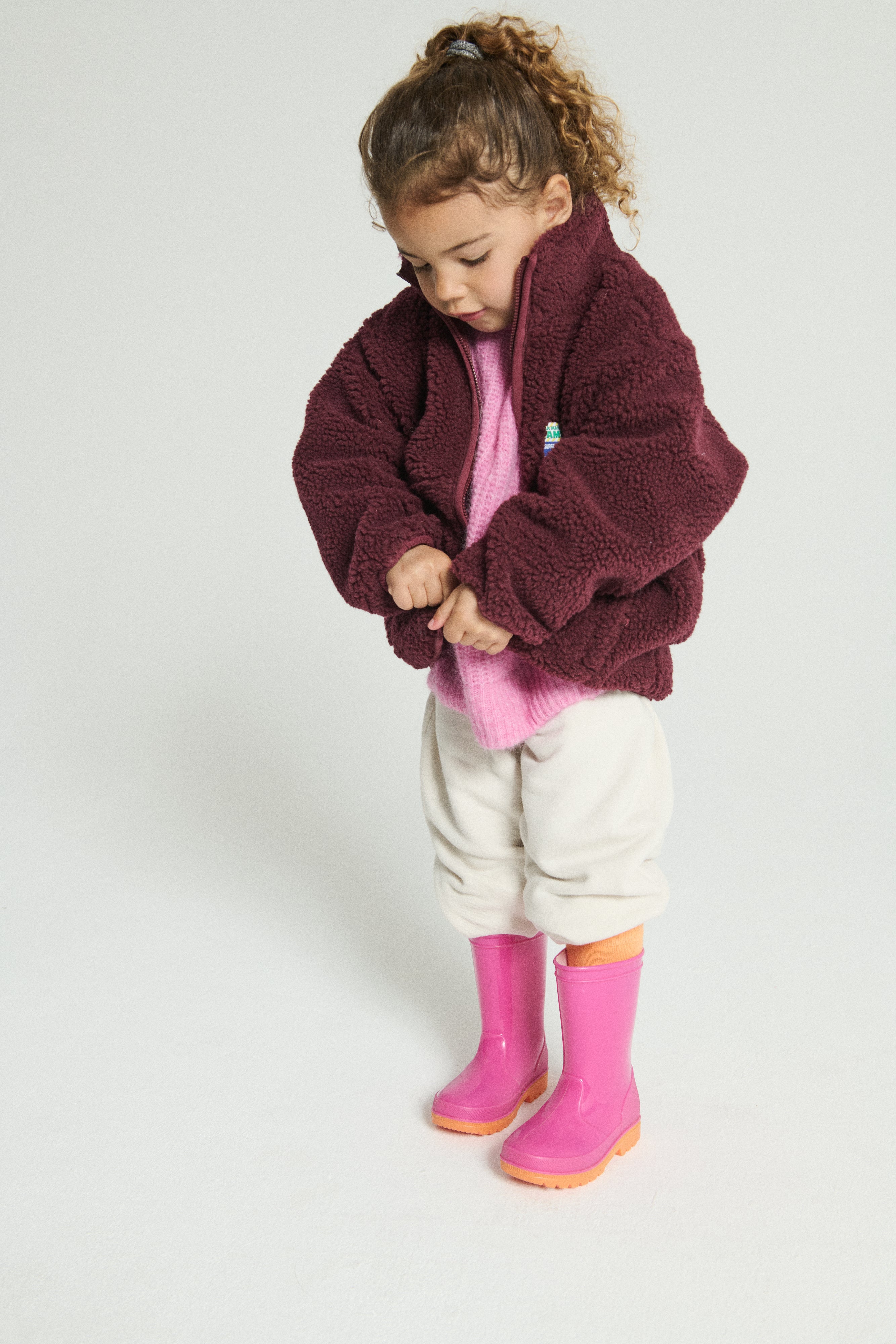 Kinderjas Hoktown Bordeaux - American Vintage