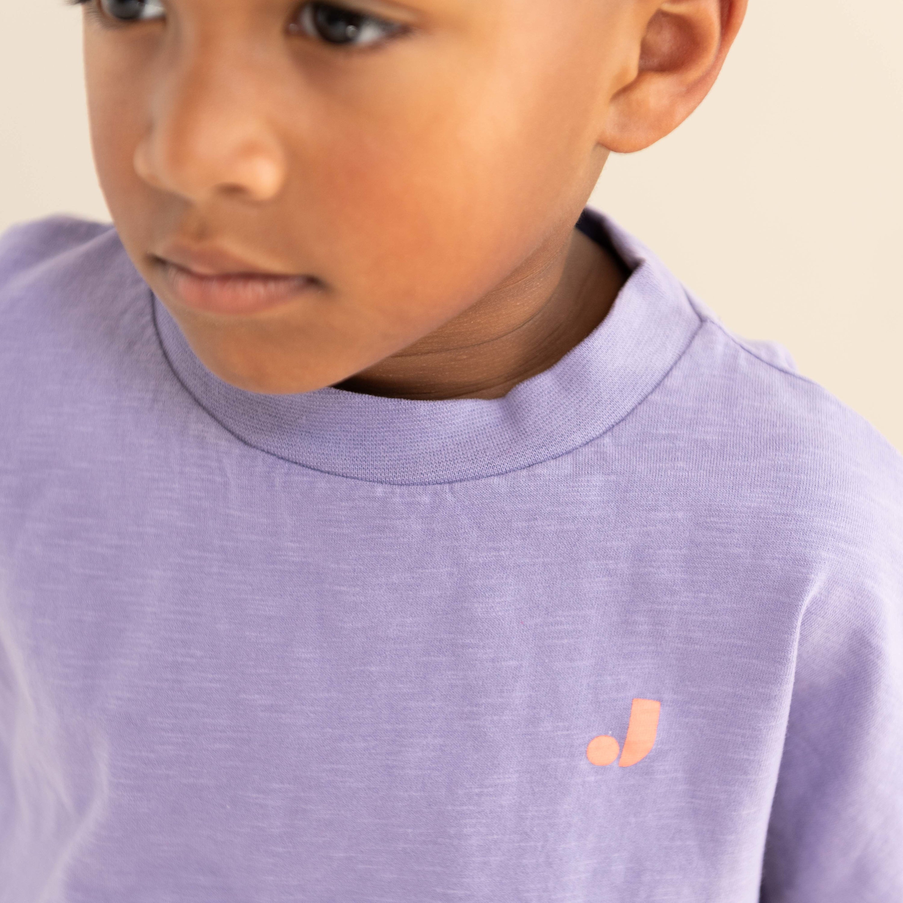 Ben oversized T-shirt Lavender Purple - Jenest