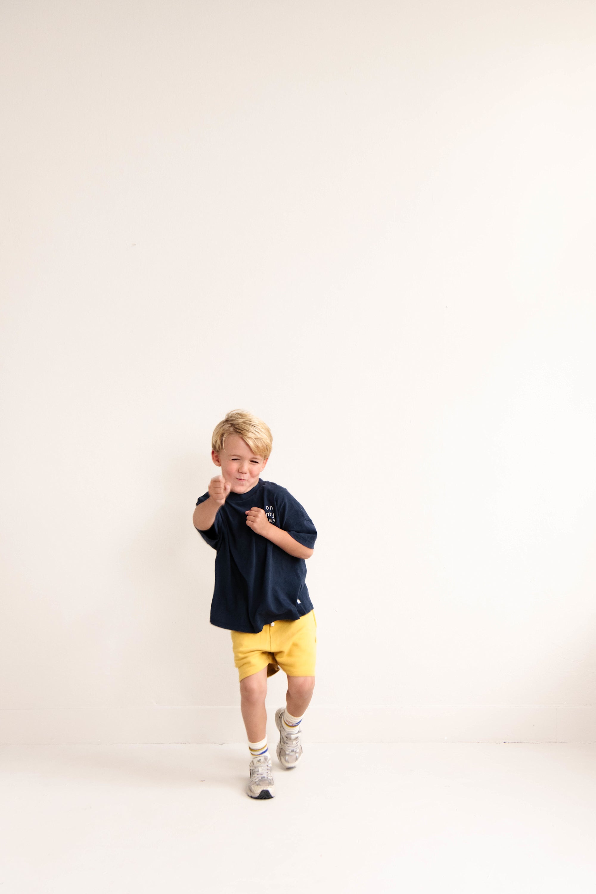 Ben oversized T-shirt Navy Blue - Jenest
