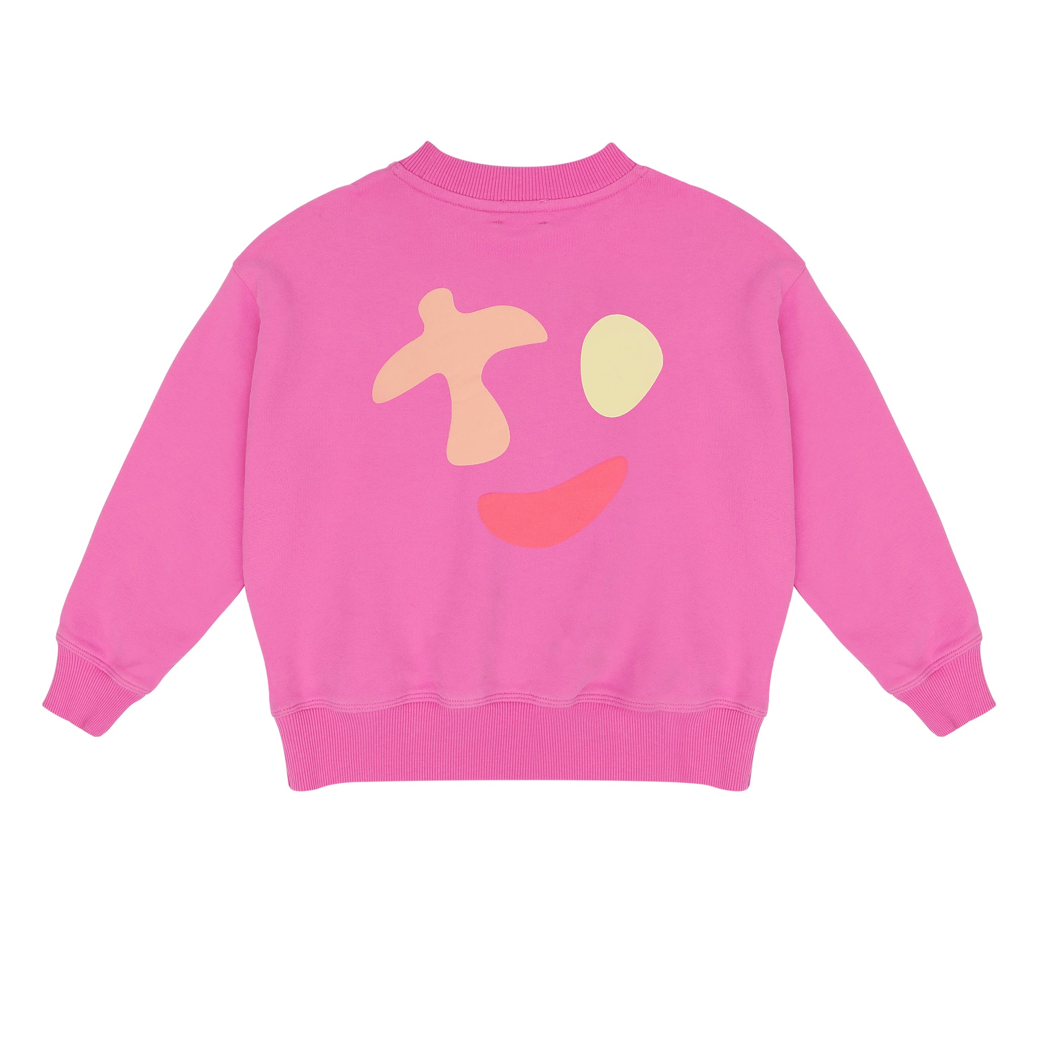 Happy bird sweater Fuchsia Pink - Jenest