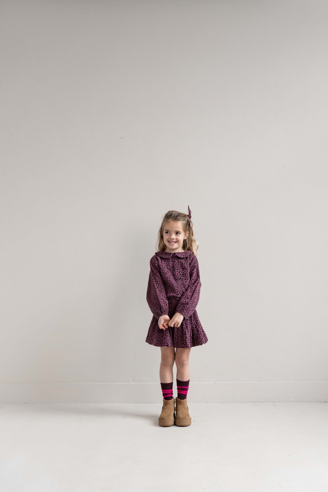 Betty balloon skirt Cherry Bordeaux - Jenest