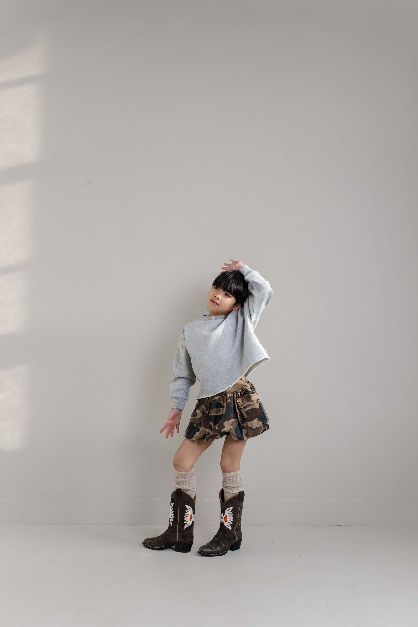 Billie sweater Grey Melange - Jenest