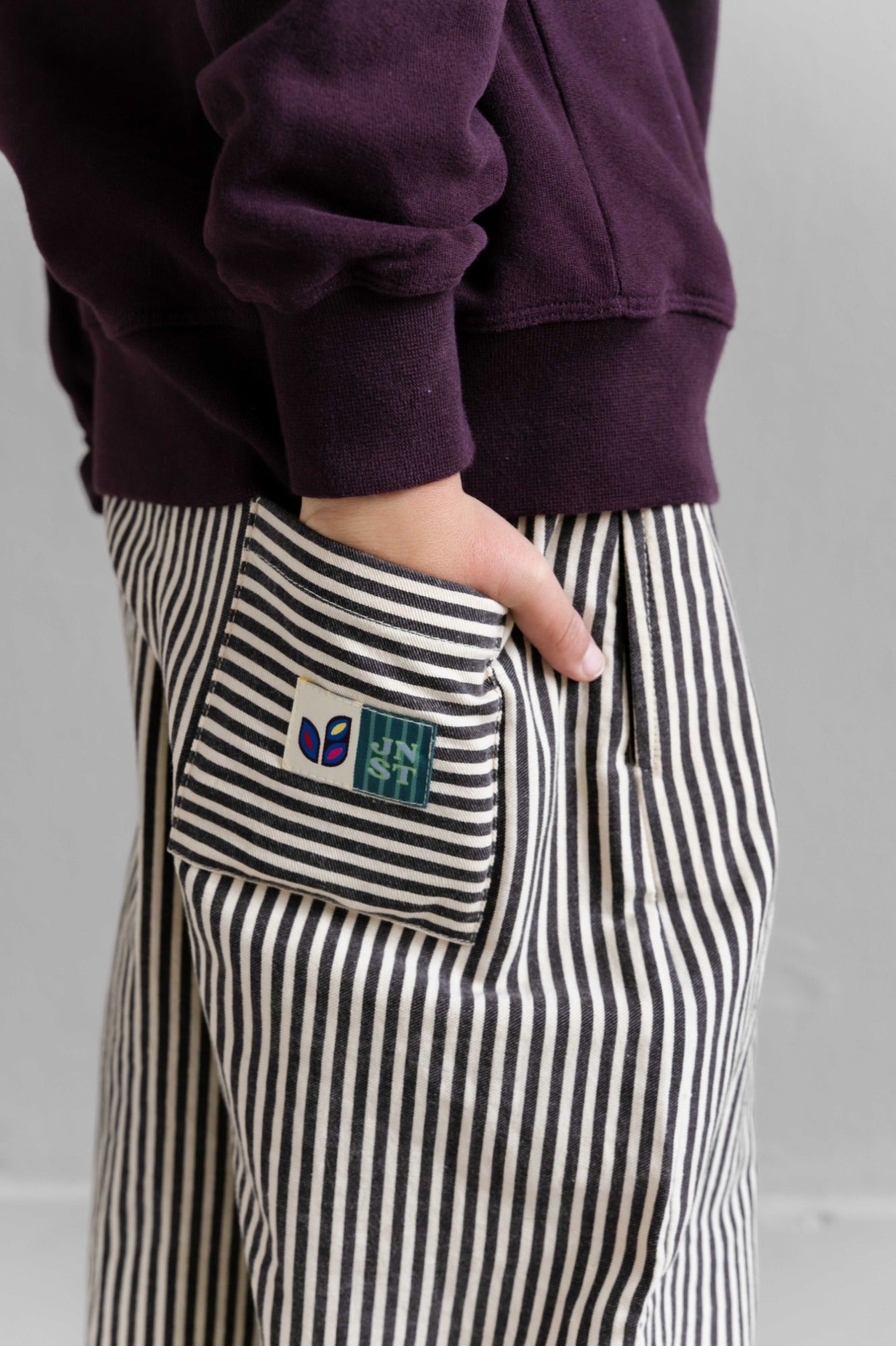 Mo pants Chalk Bordeaux - Jenest