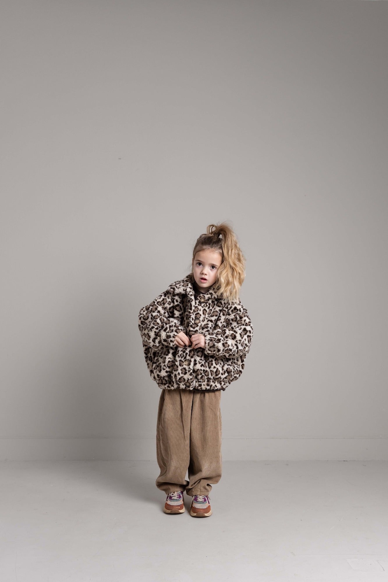 Rosa jacket Ivory Leopard - Jenest