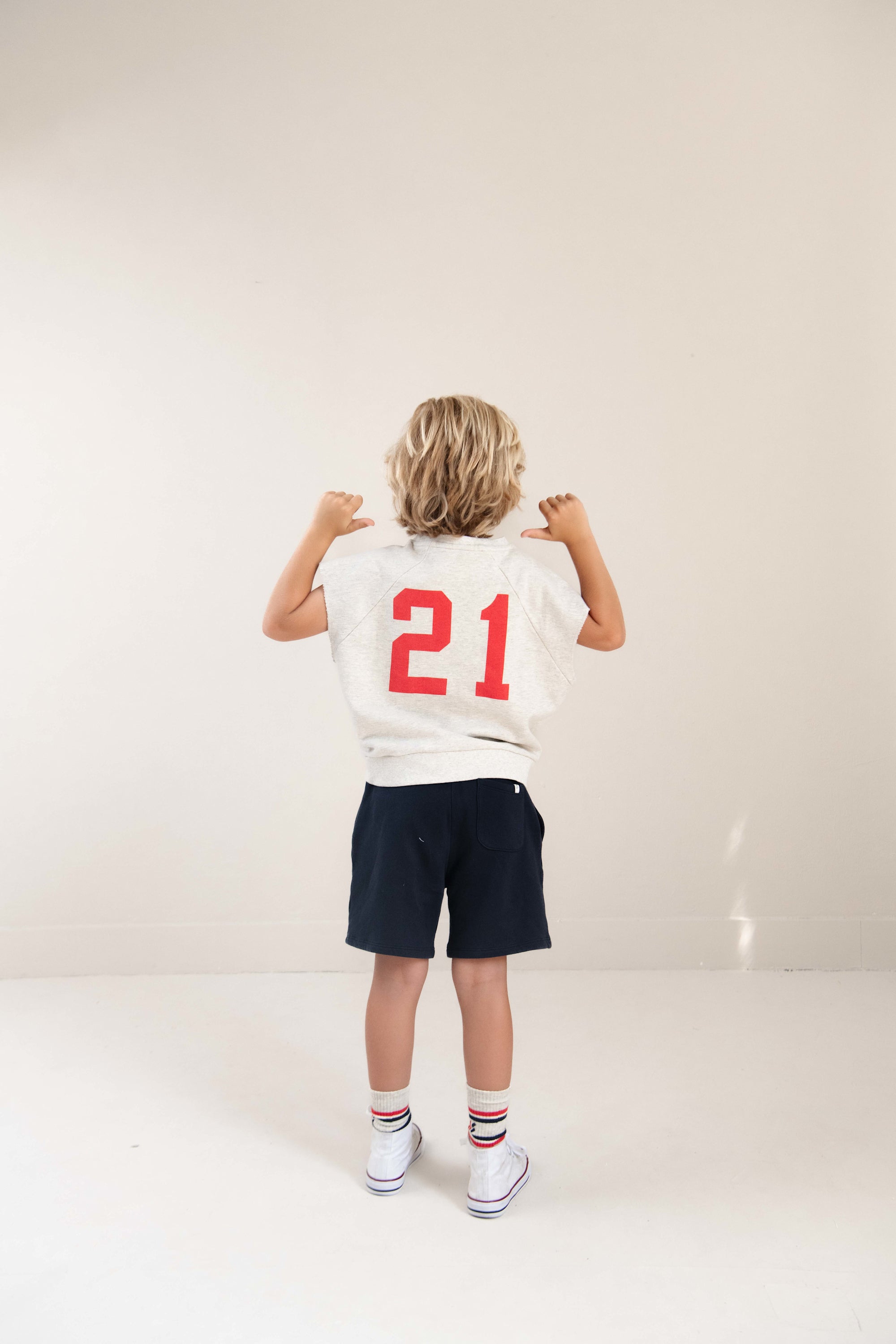 Joey Sleeveless sweater Gray Melange - Jenest