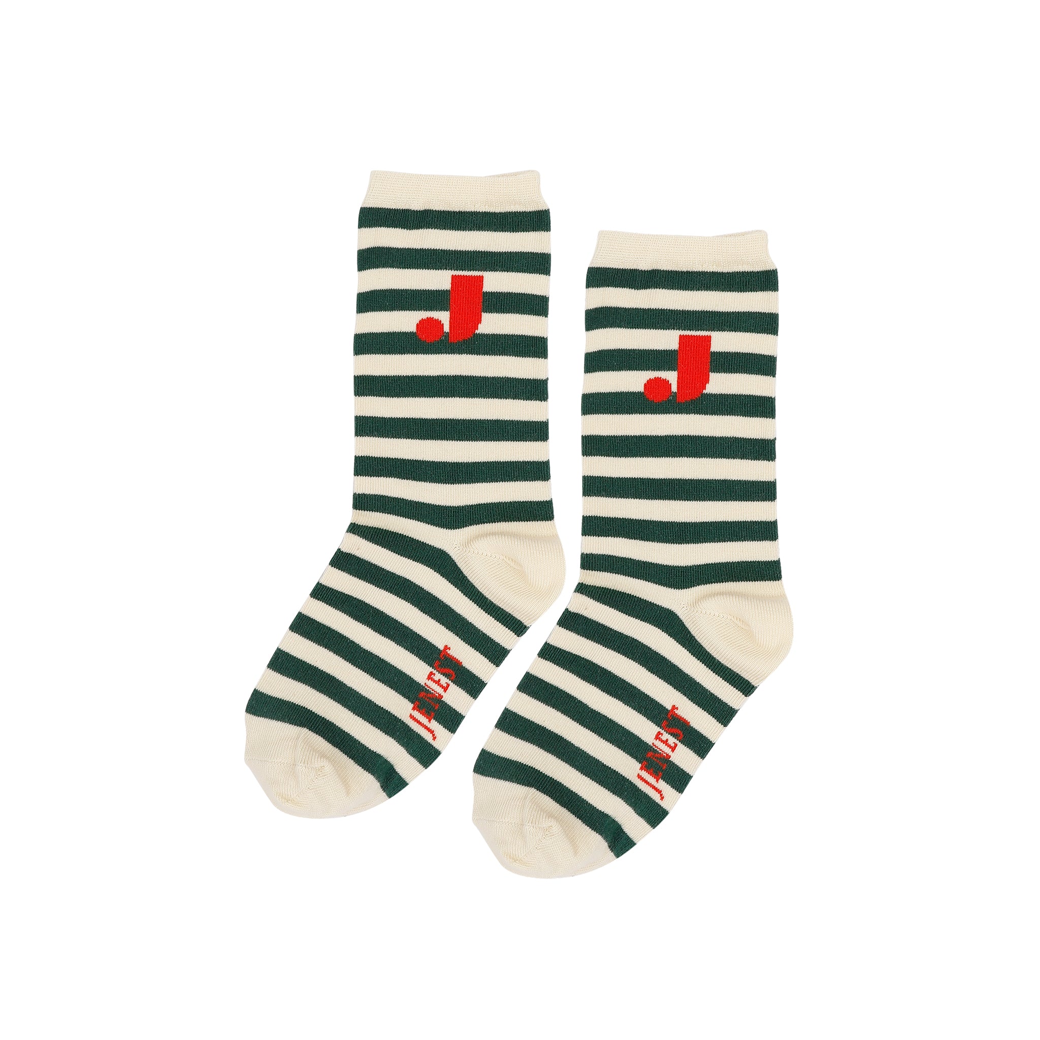 Green stripe socks - Jenest