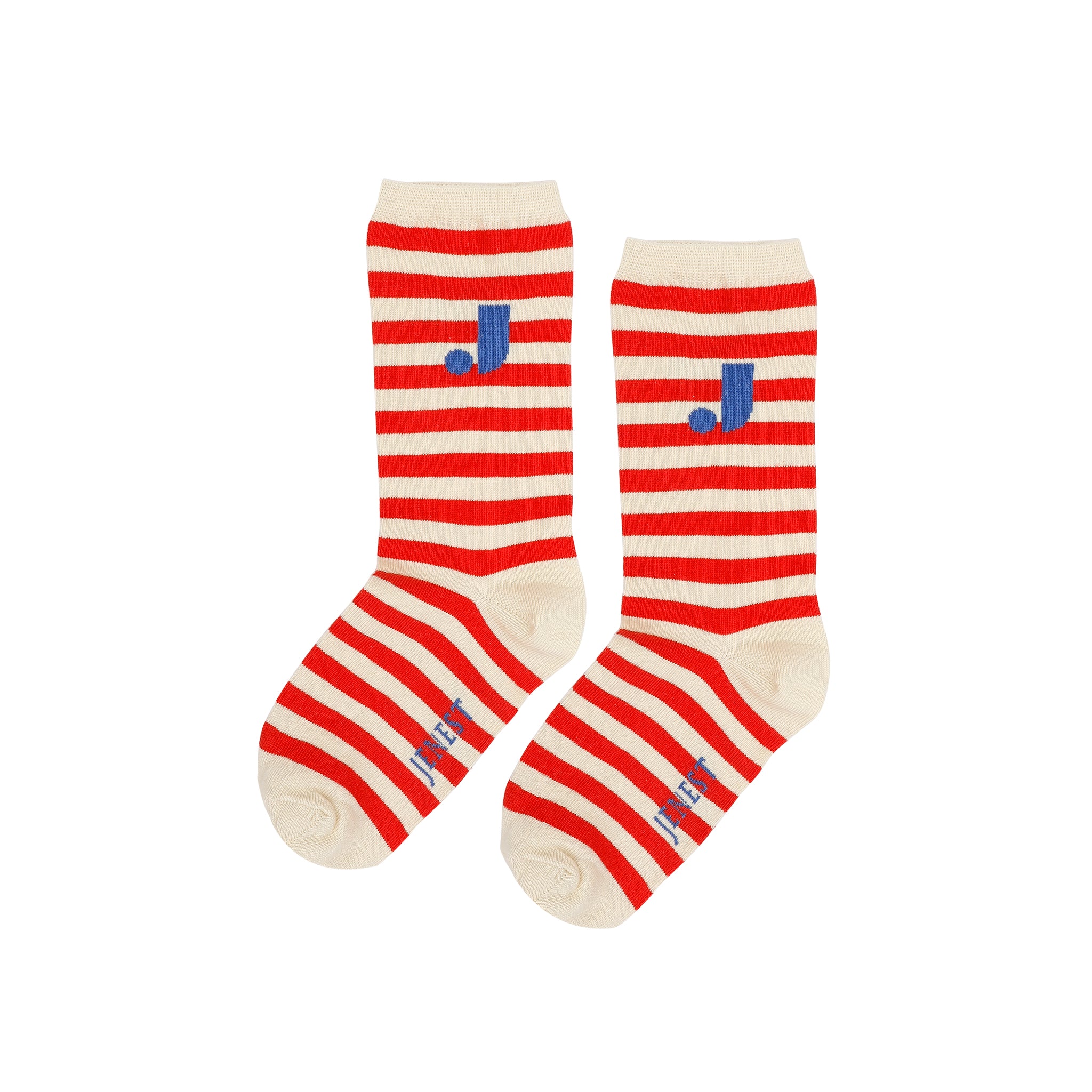 Red stripe socks - Jenest