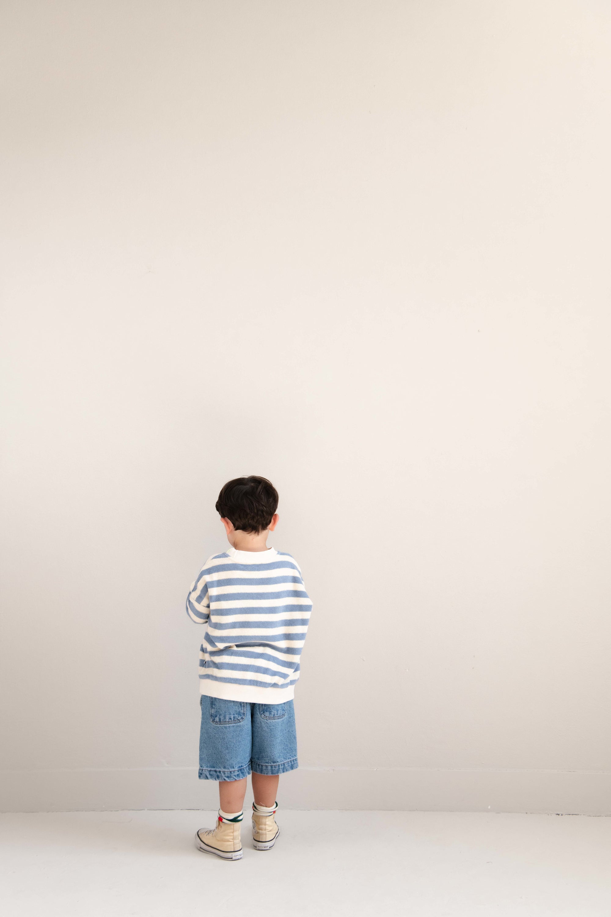 Kay sweater Water Blue Stripe - Jenest