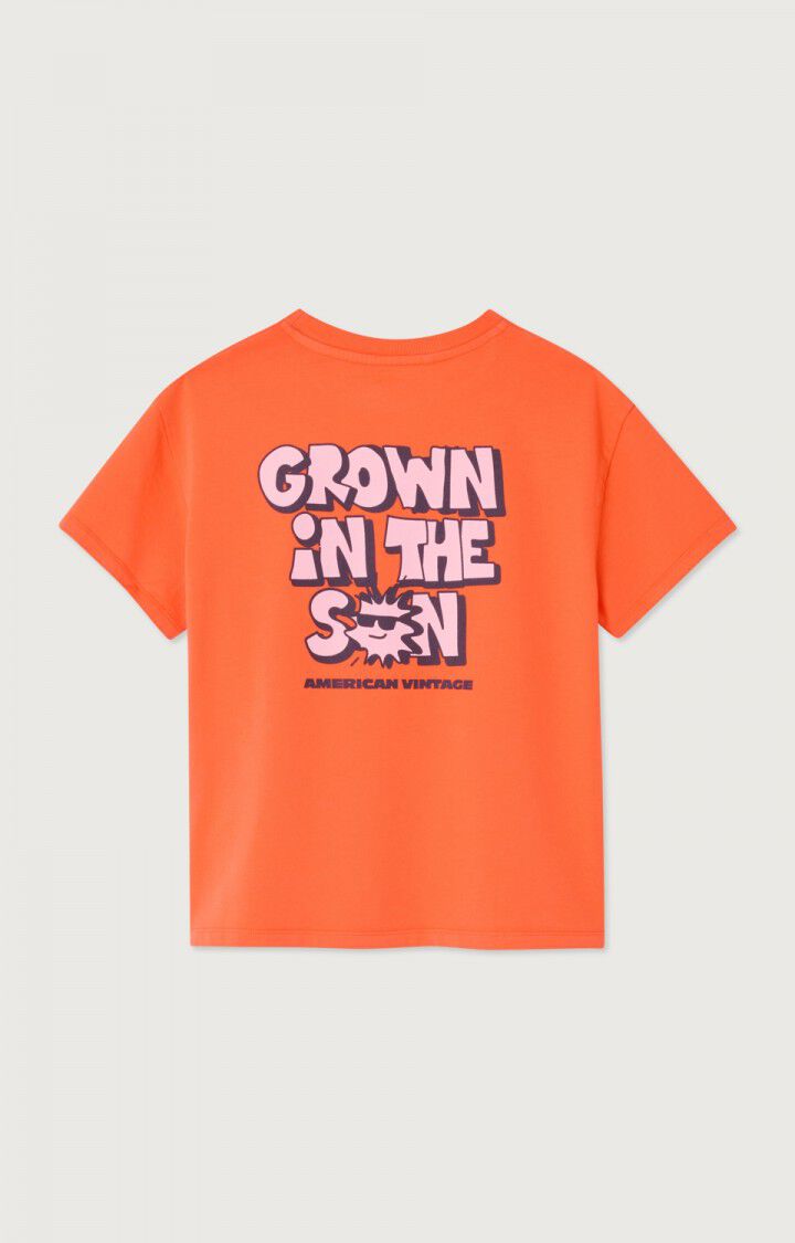 T-shirt Fizvalley Mandarine - American Vintage