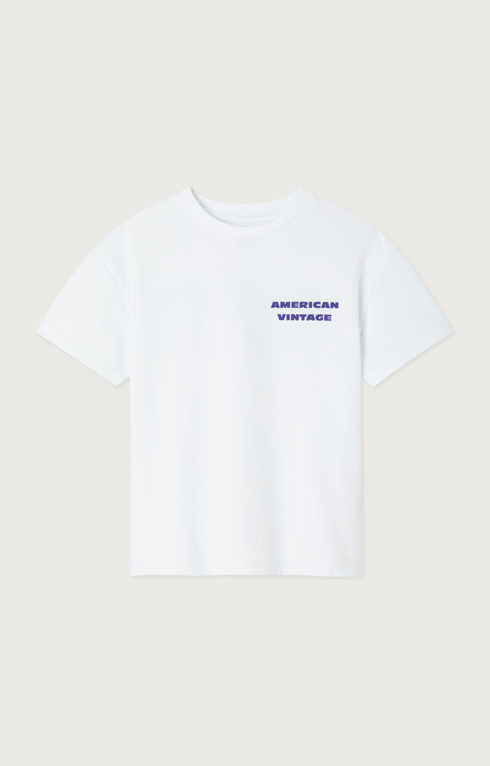 T-shirt Fizvalley White - American Vintage