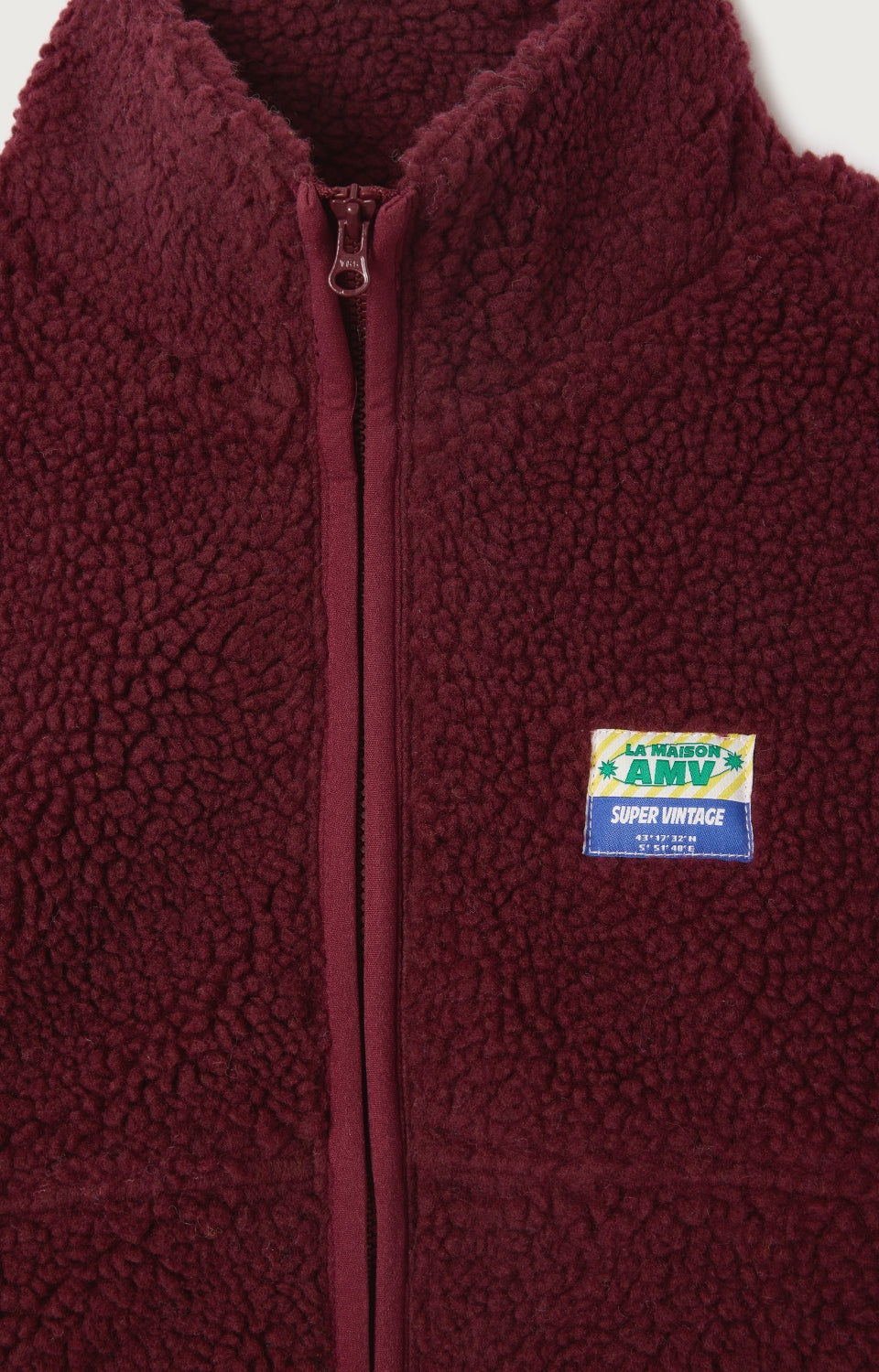 Kinderjas Hoktown Bordeaux - American Vintage