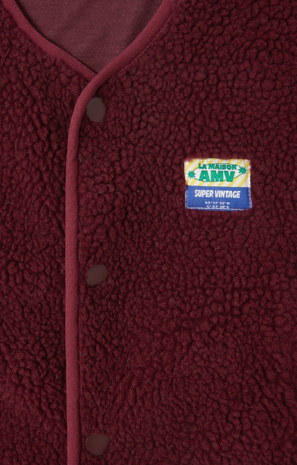 Vest Hoktown Bordeaux - American Vintage