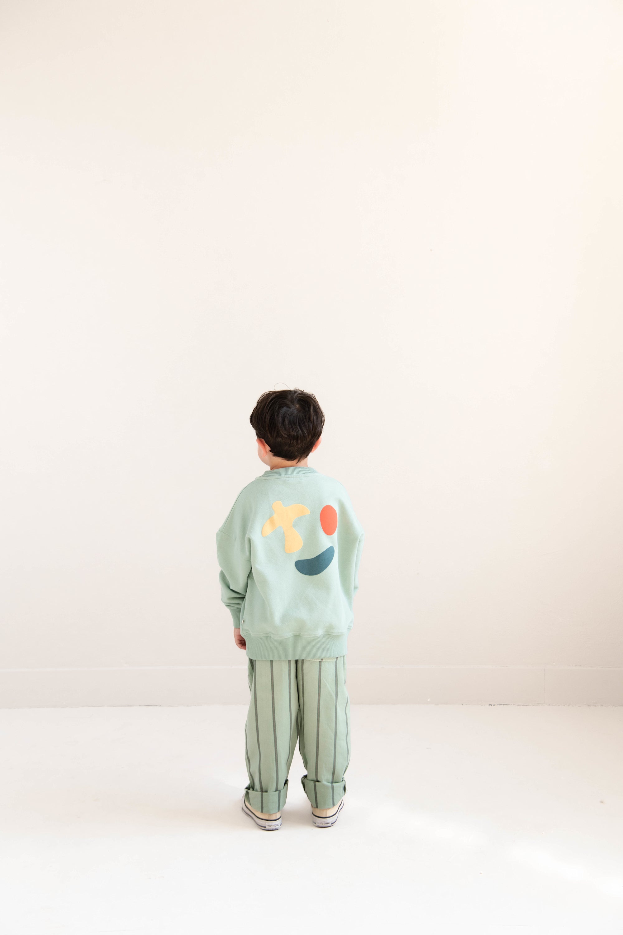 Kick pants Sage Green stripes - Jenest