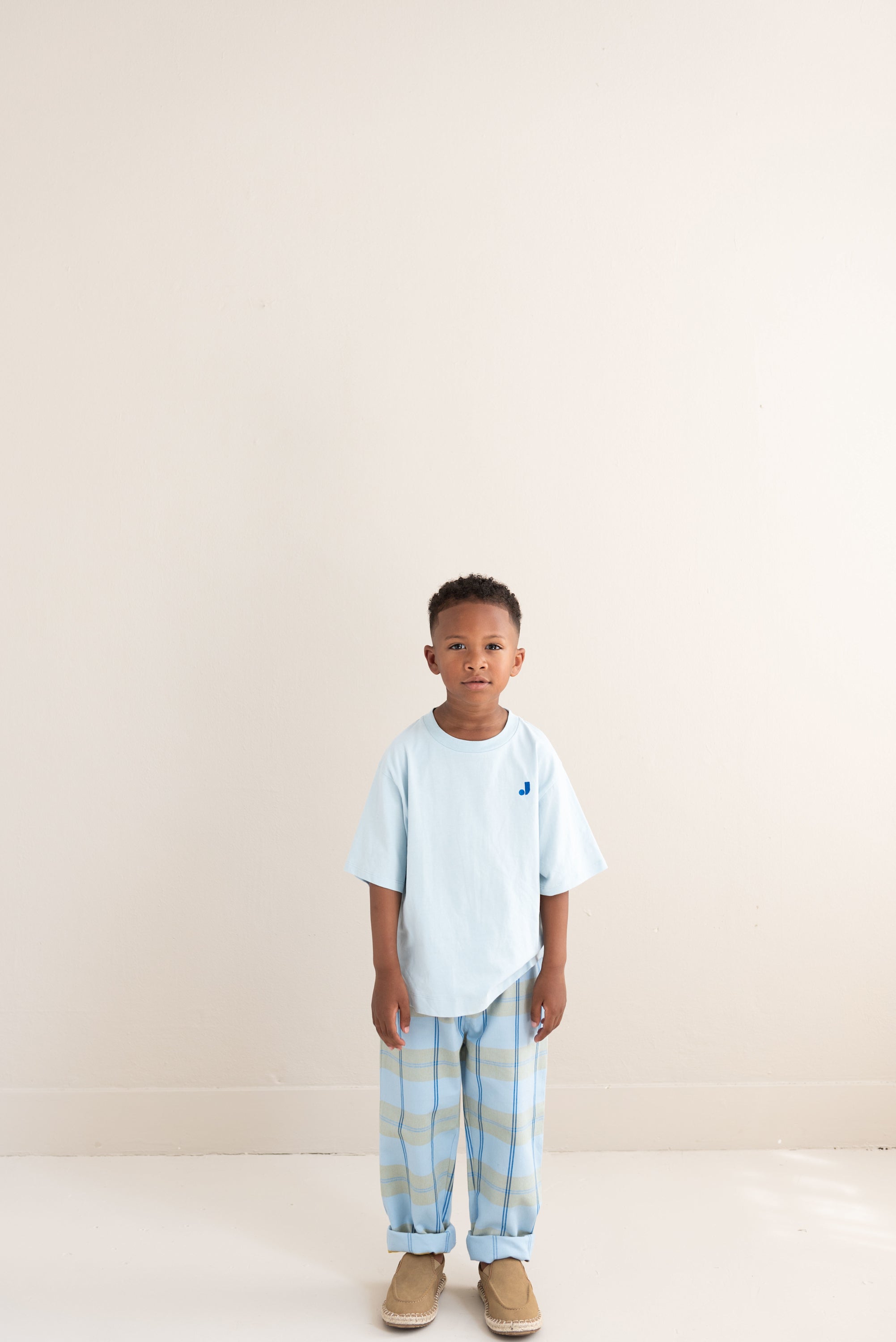 Kick pants Water Blue check - Jenest