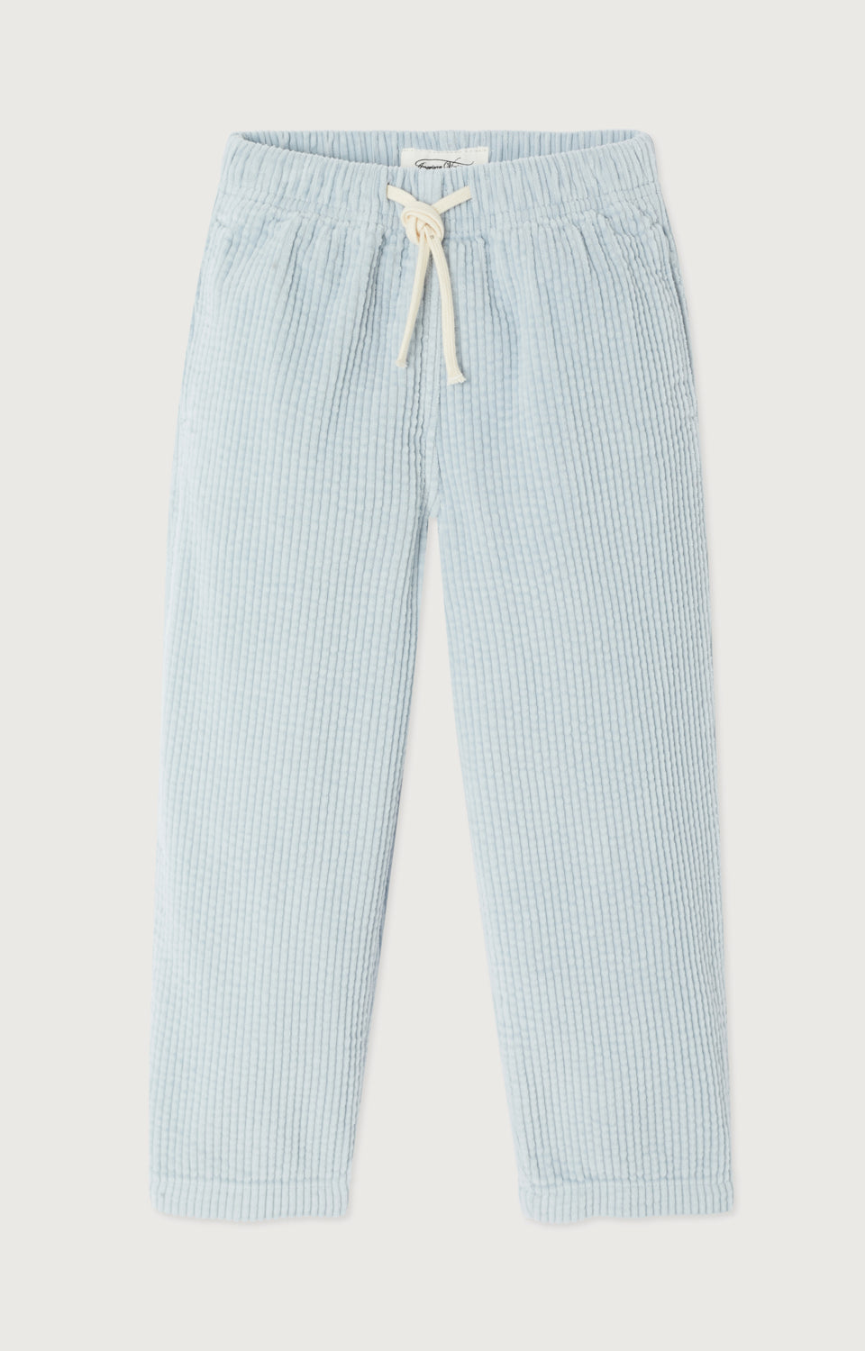 Padow corduroy broek Misty Blue - American Vintage