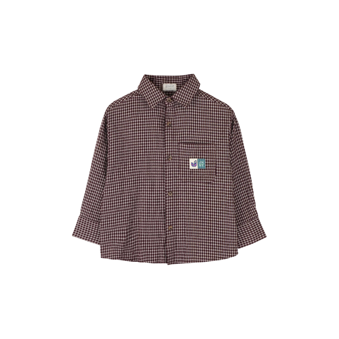 Scott shirt Cherry Bordeaux Vintage Rose - Jenest